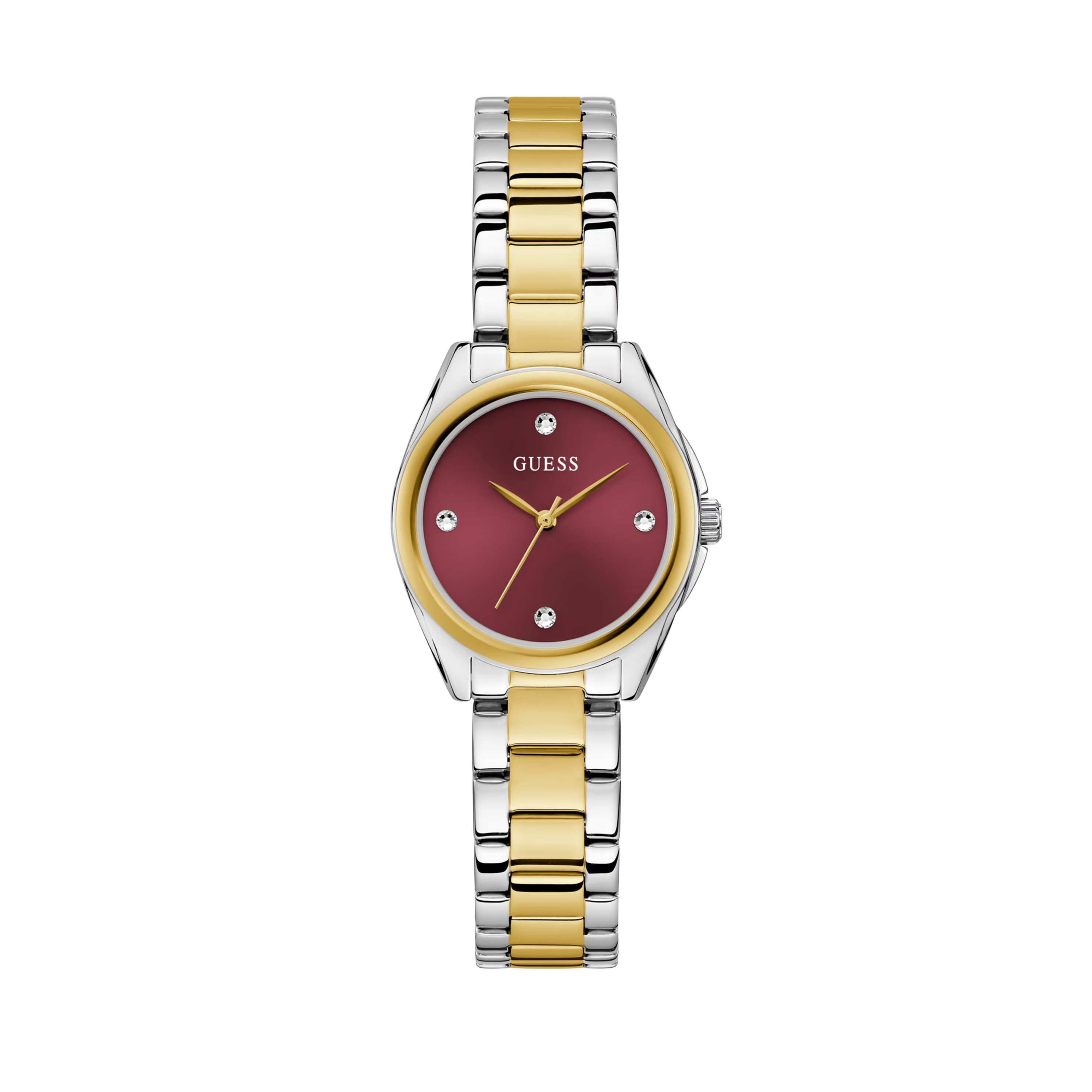 Guess Women Two-Tone Analog Watch - Silver Gold
