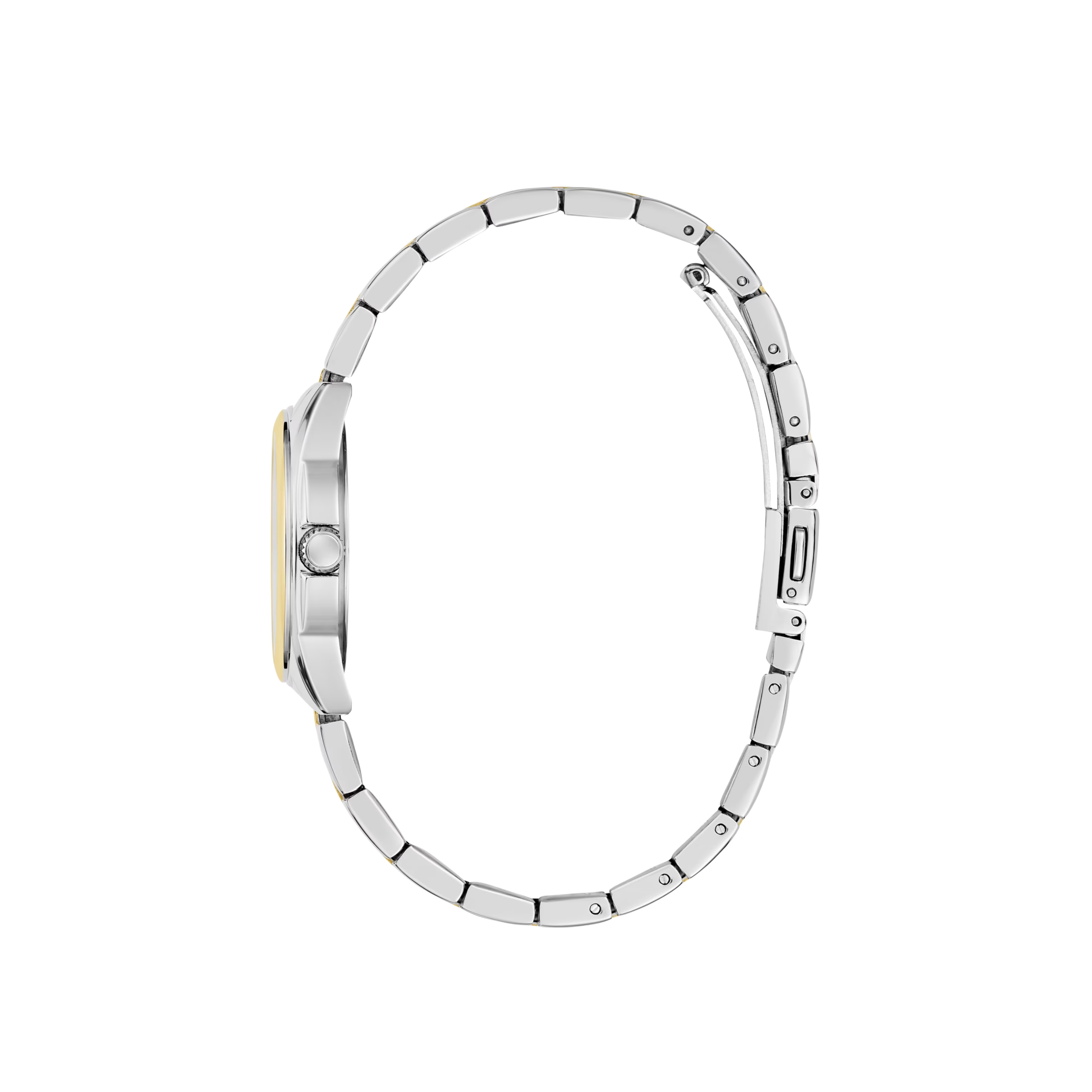 Guess Women Two-Tone Analog Watch - Silver Gold