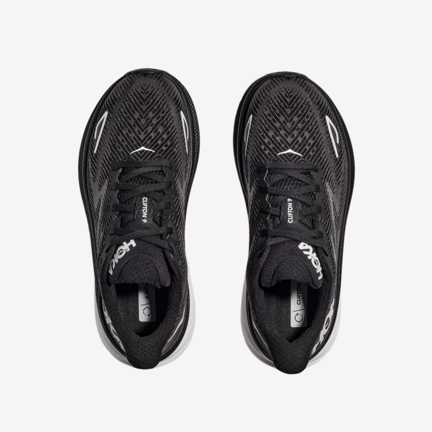 Hoka Women Clifton 9 - Black White