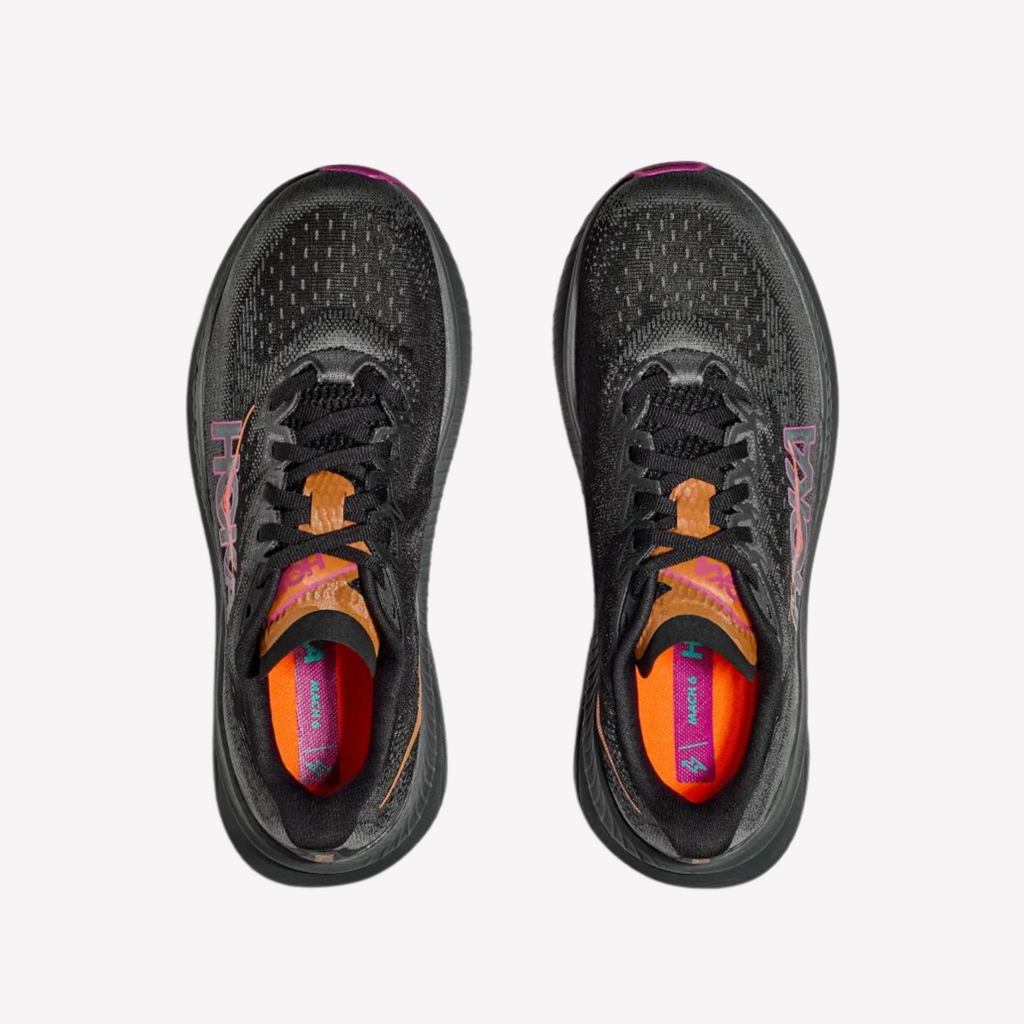Hoka Women Mach 6 - Black Fuchsia