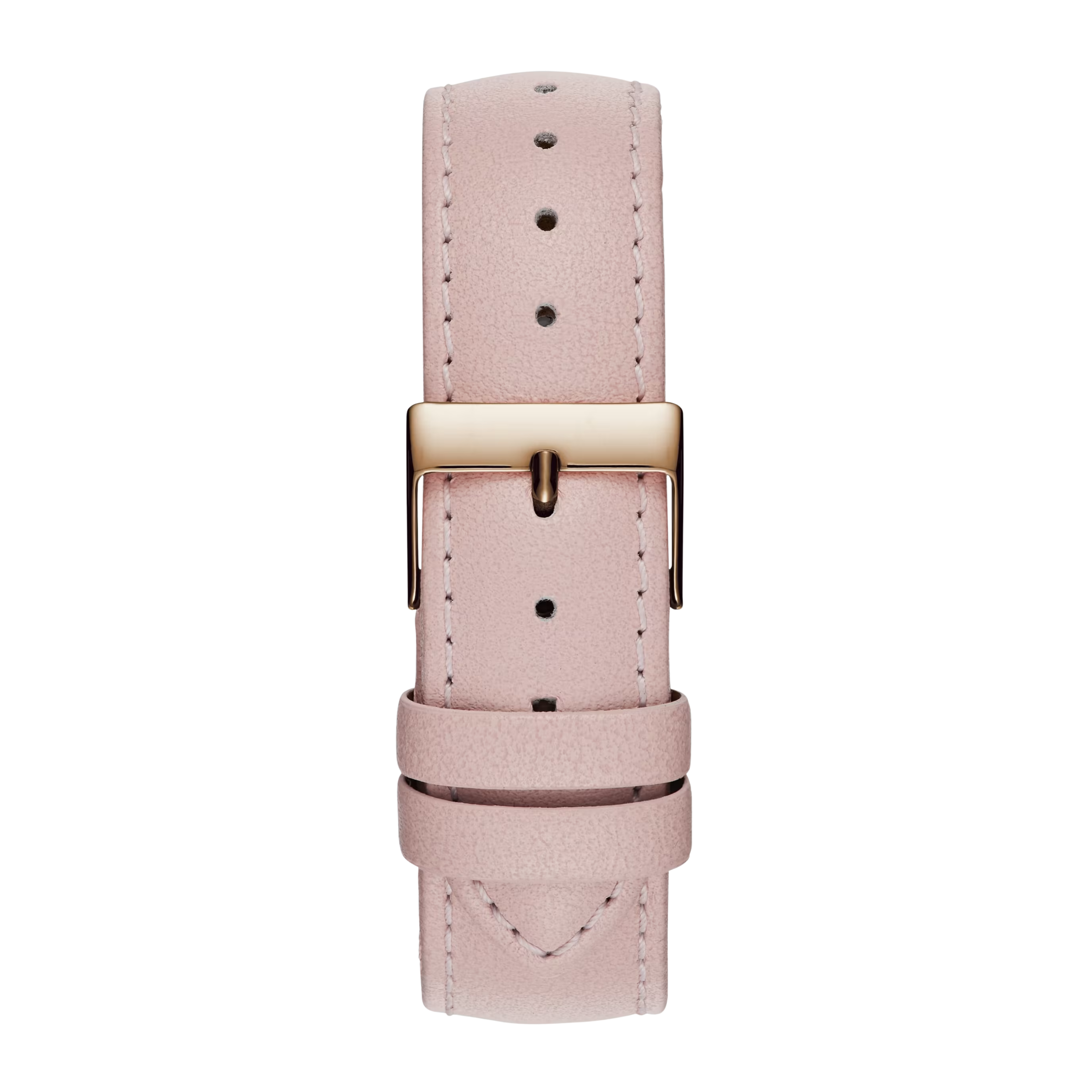 Guess Women Sparkling Pink Rose Gold-Tone and Leather Analog Watch - Pink