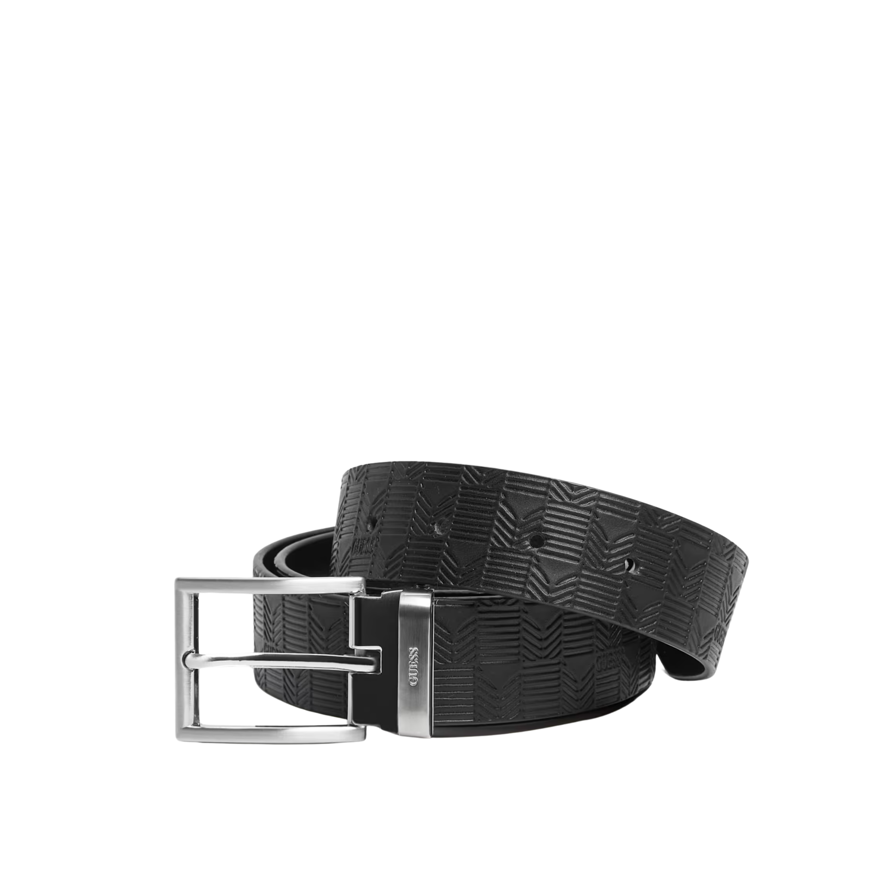 Guess Men Bucarest Reversible Belt - Black