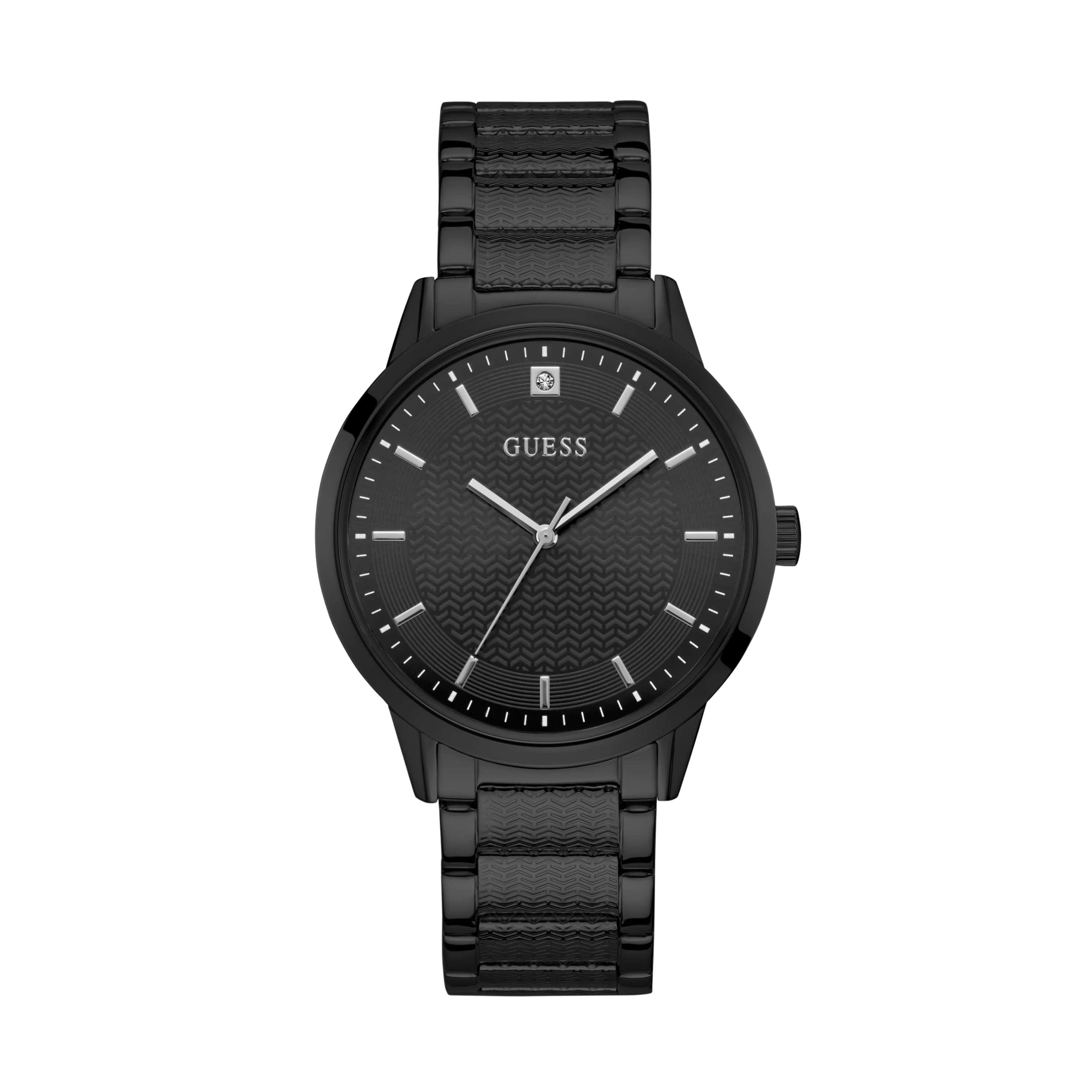 Guess Men Black Diamond Analog Watch