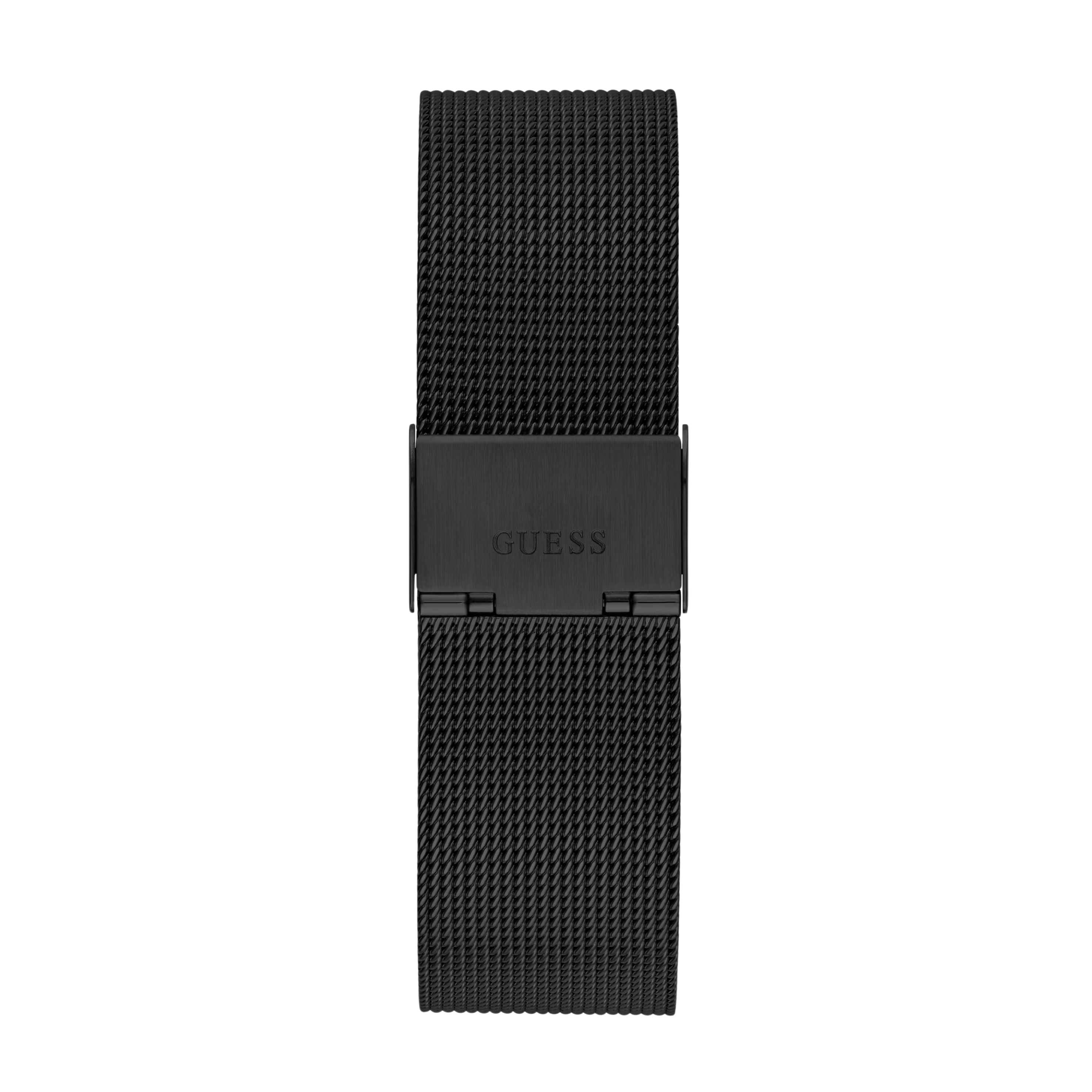 Guess Men Black Analog Mesh Watch - Black