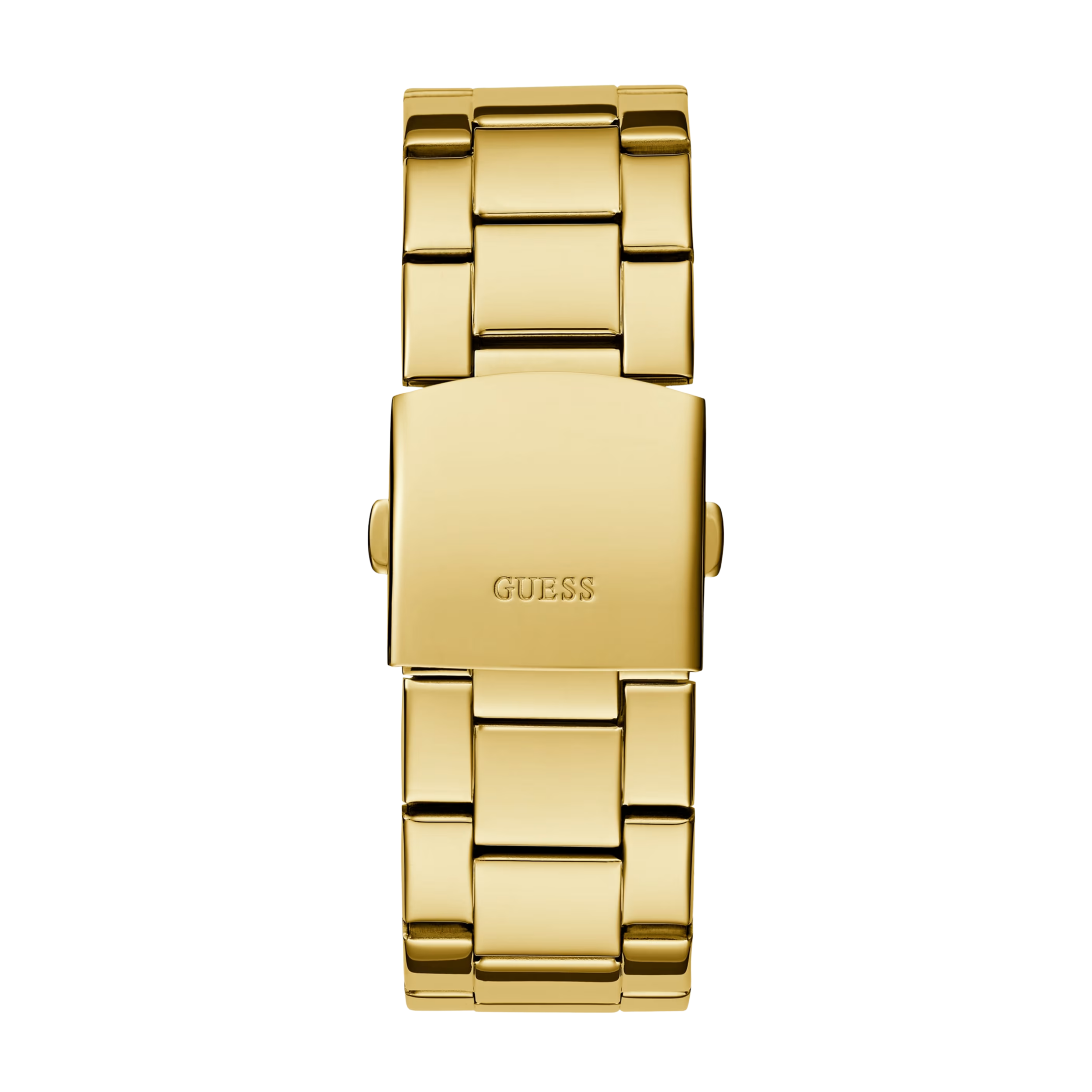 Guess Men Gold-Tone Lion Analog Watch