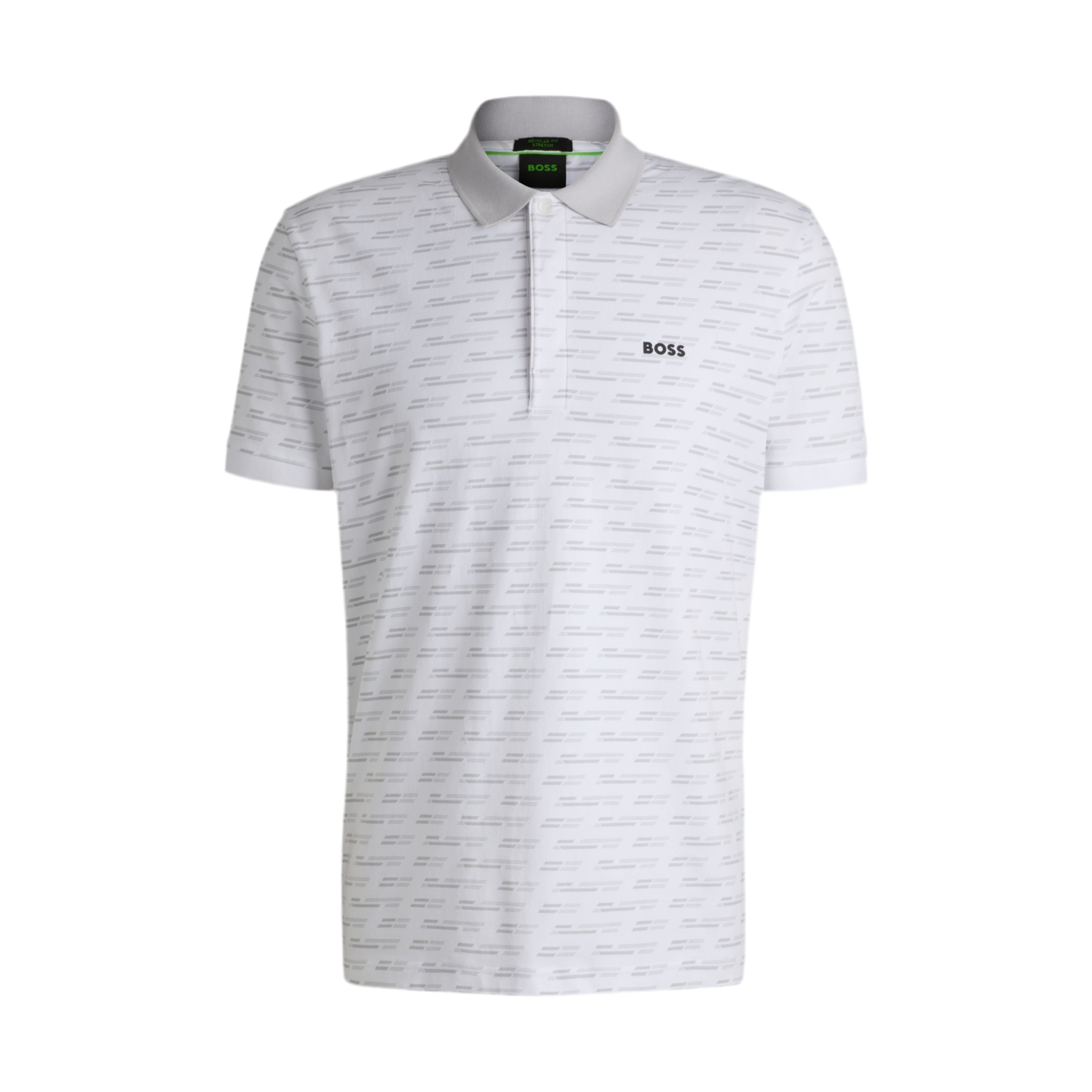 Hugo Boss Men Paddy Polo Shirt Printed - White
