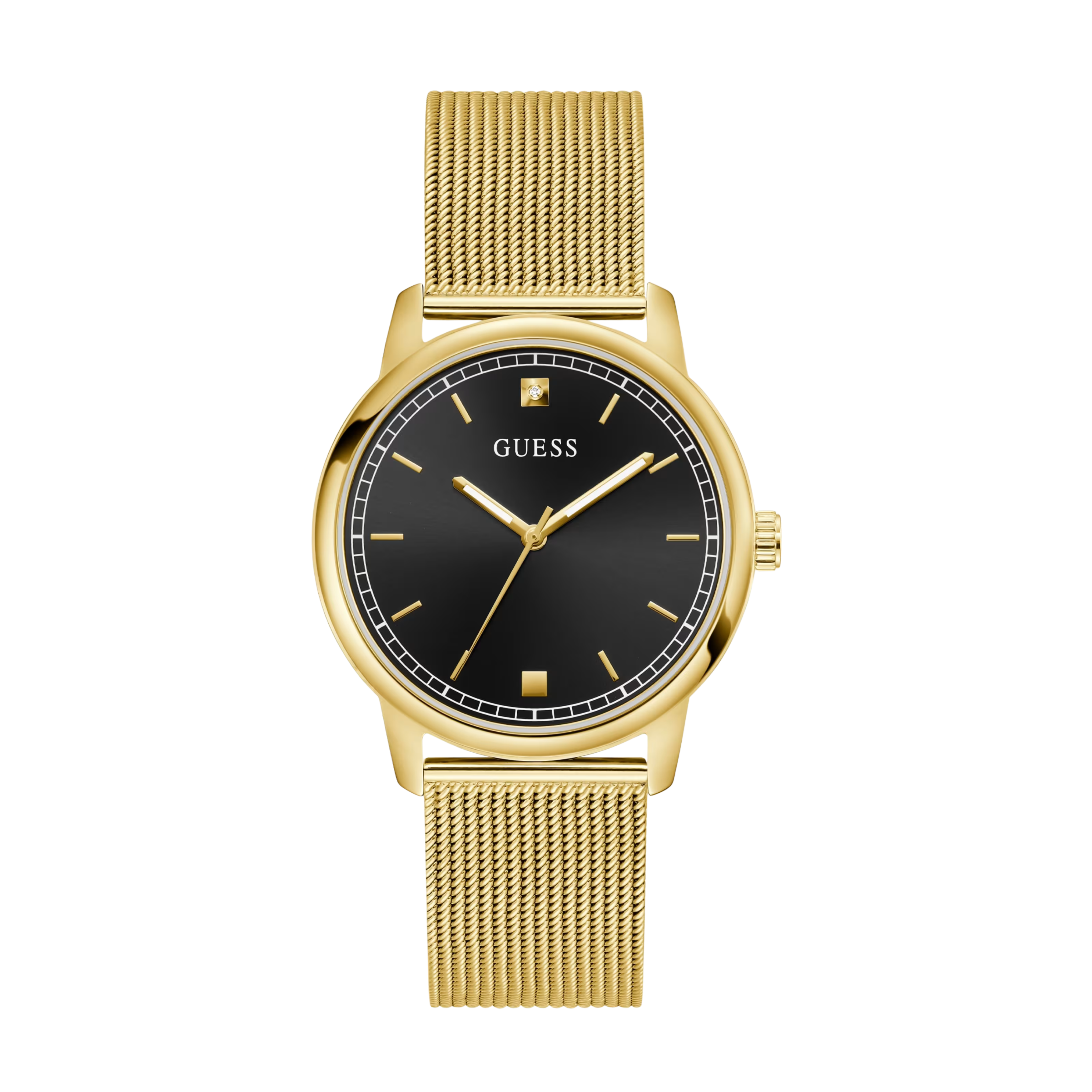 Guess Women Gold Tone And Black Analog Watch GW0974G2 - Gold Black