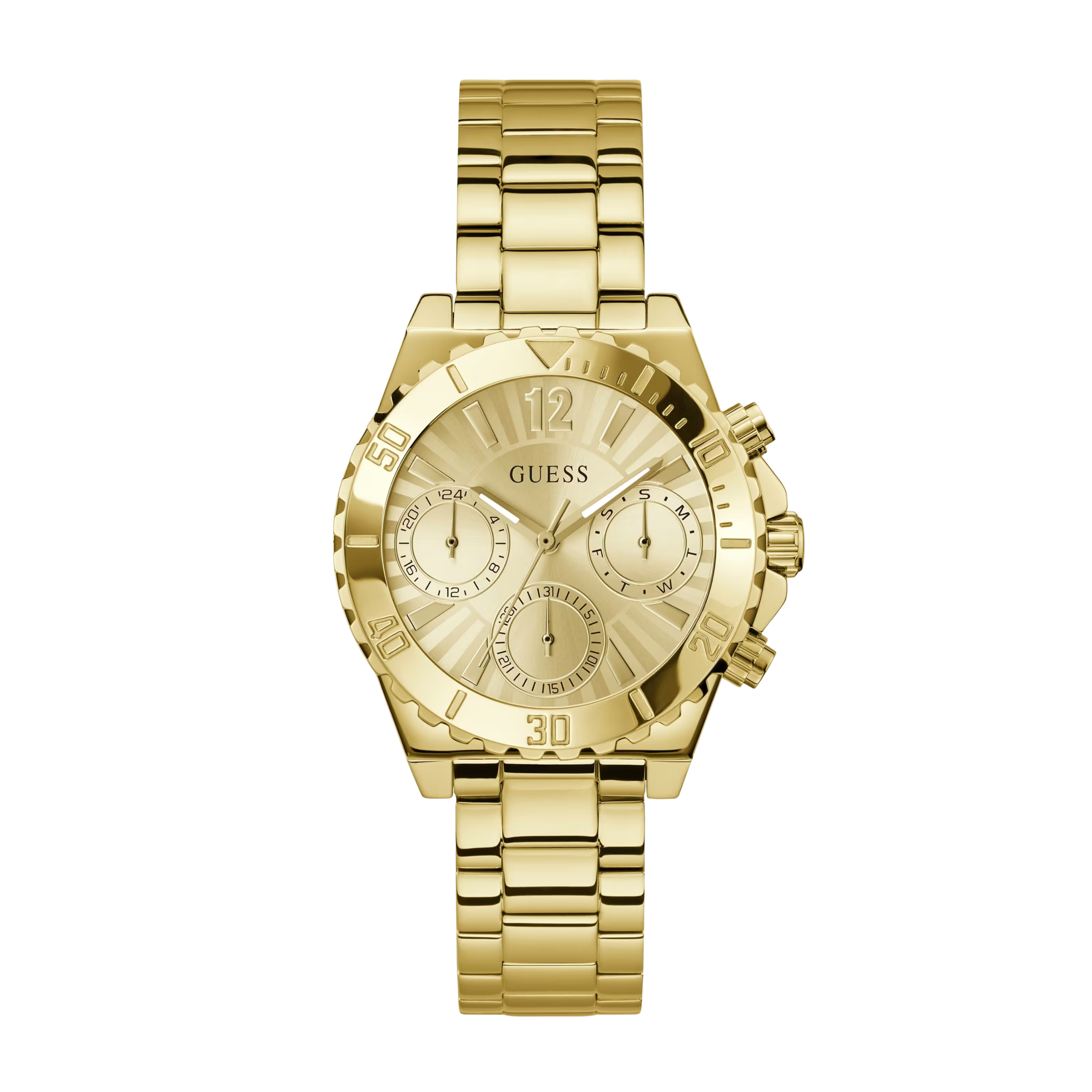 Guess Women Stainless Steel Multi Function Watch GW0696L4 - Gold