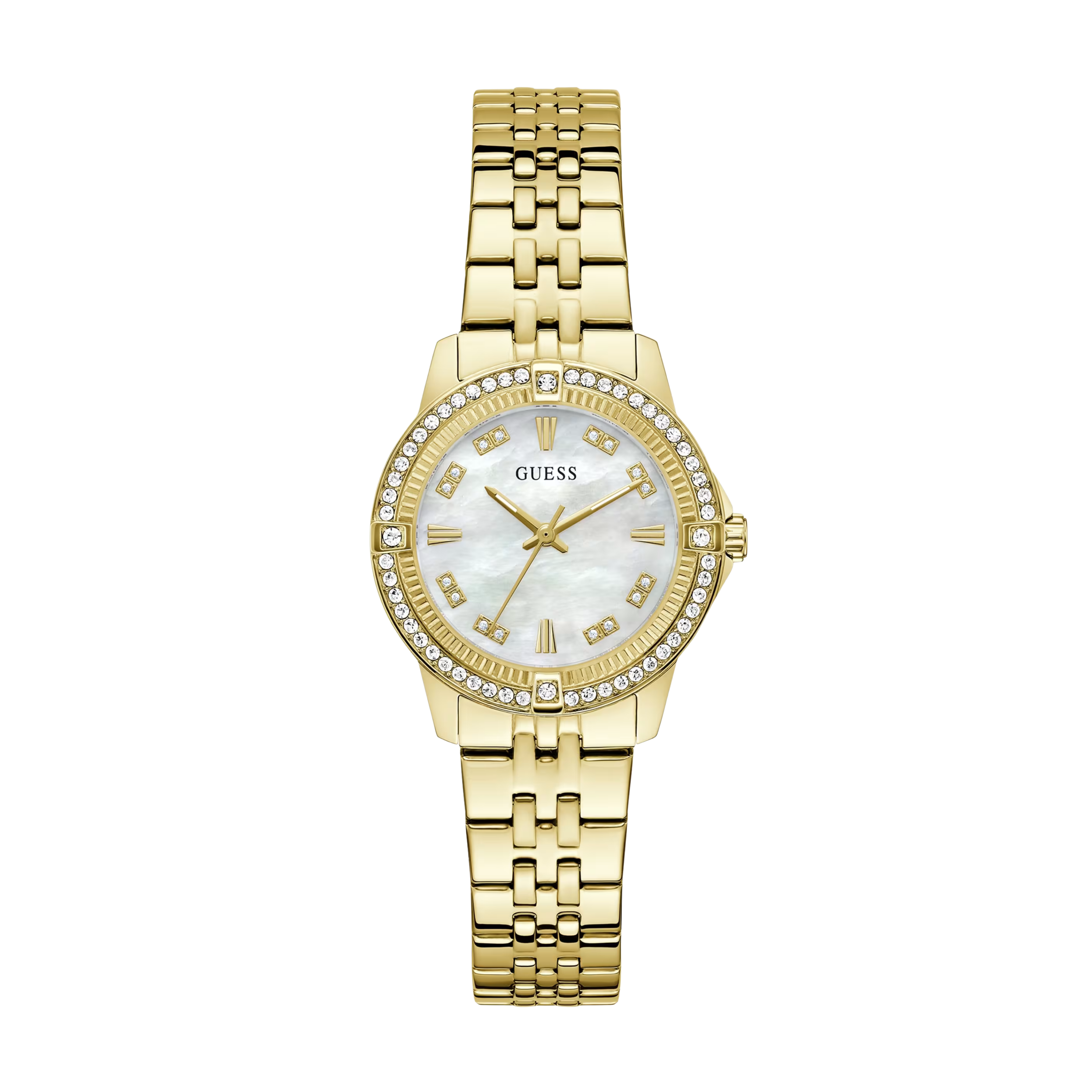 Guess Women Crystal Stainless Steel Analogue Watch GW1027L2 - Gold