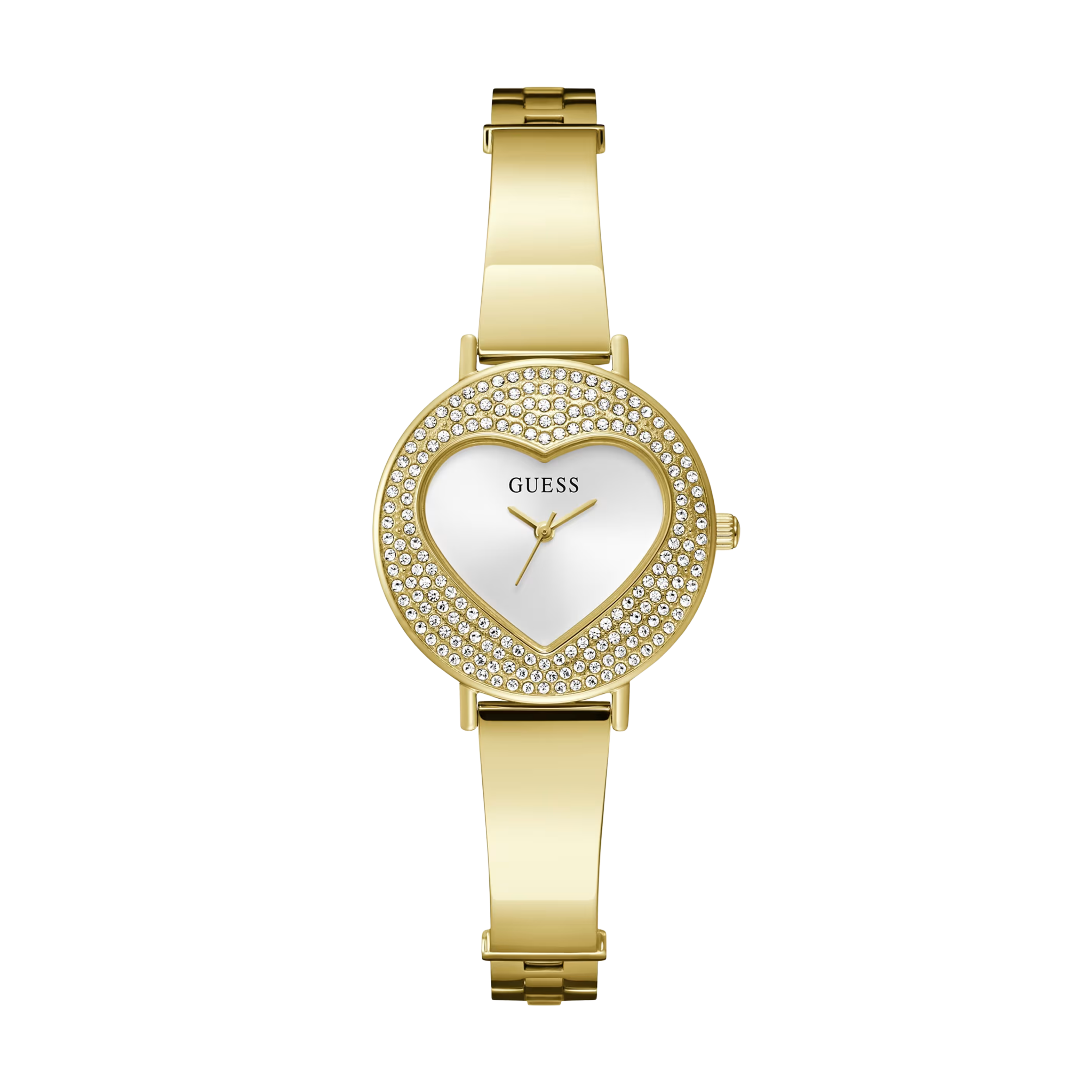 Guess Women Crystal Stainless Steel analogue watch 30 mm GW0991L2 - Gold