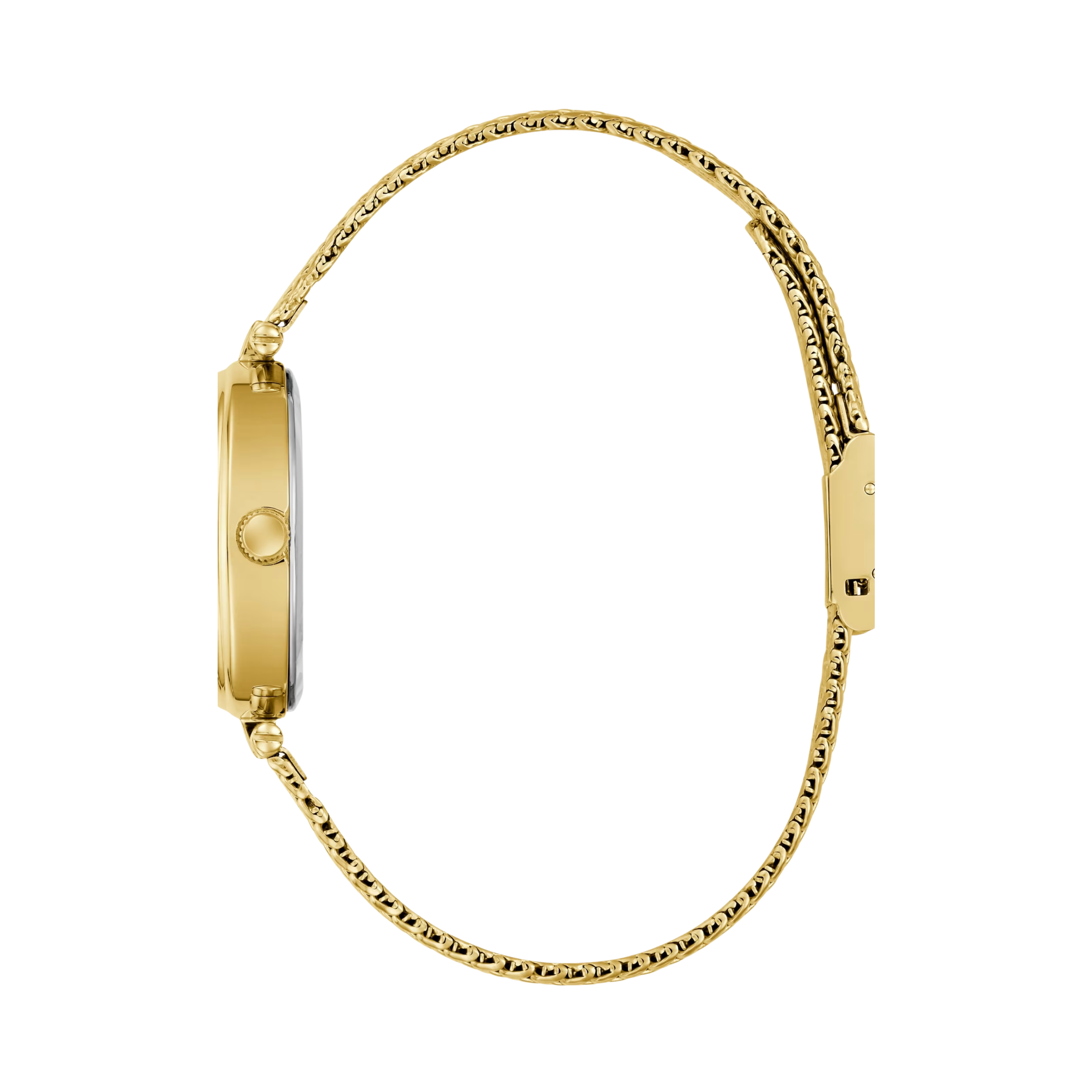 Guess Women Gold Tone Red Analog Watch GW0935L4 - Gold Red