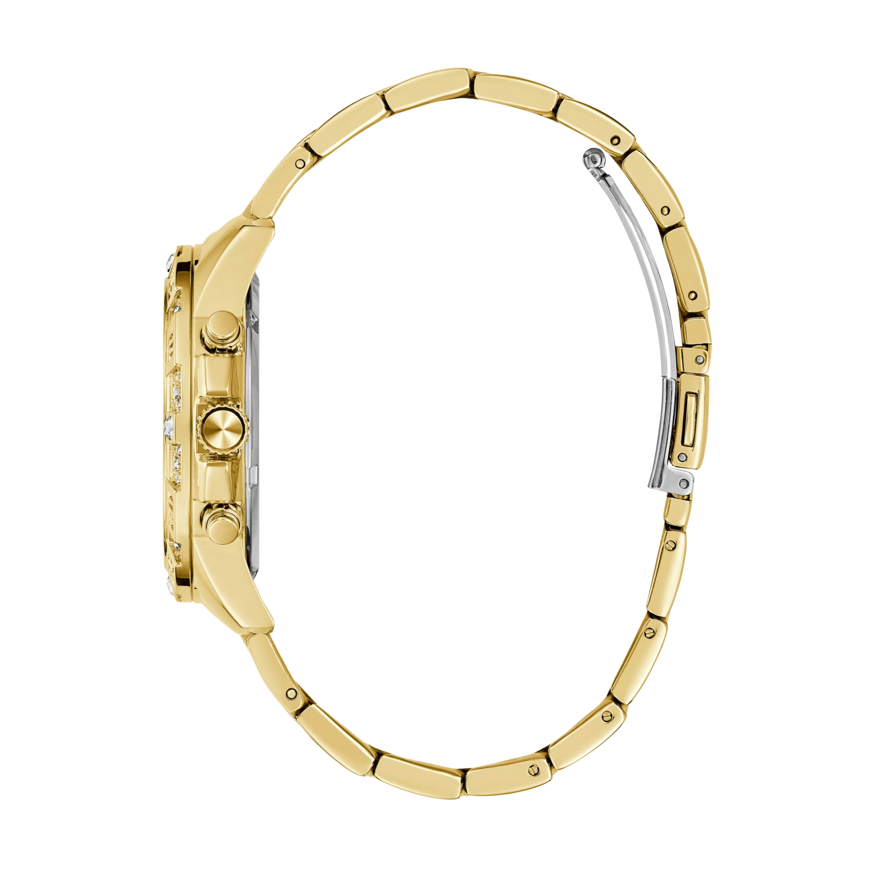 Guess Women Gold Tone Multifunction Watch GW0771L2 - Gold