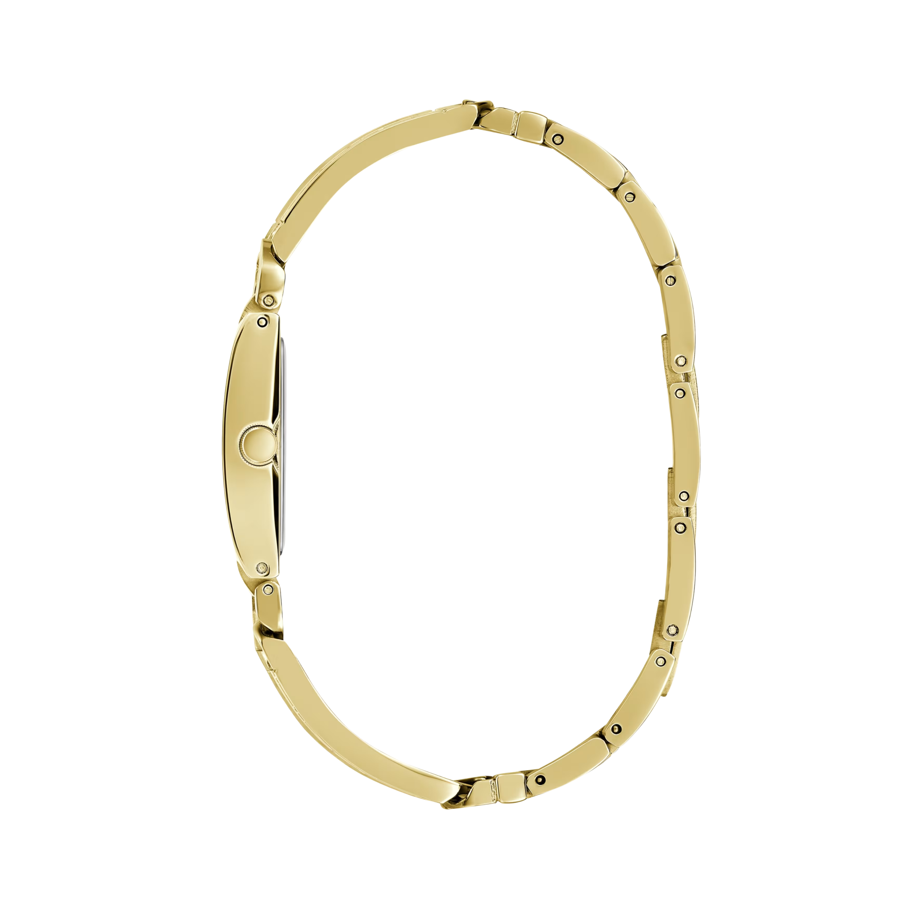 Guess Women Gold Tone Square Analog Watch GW0668L2 - Gold