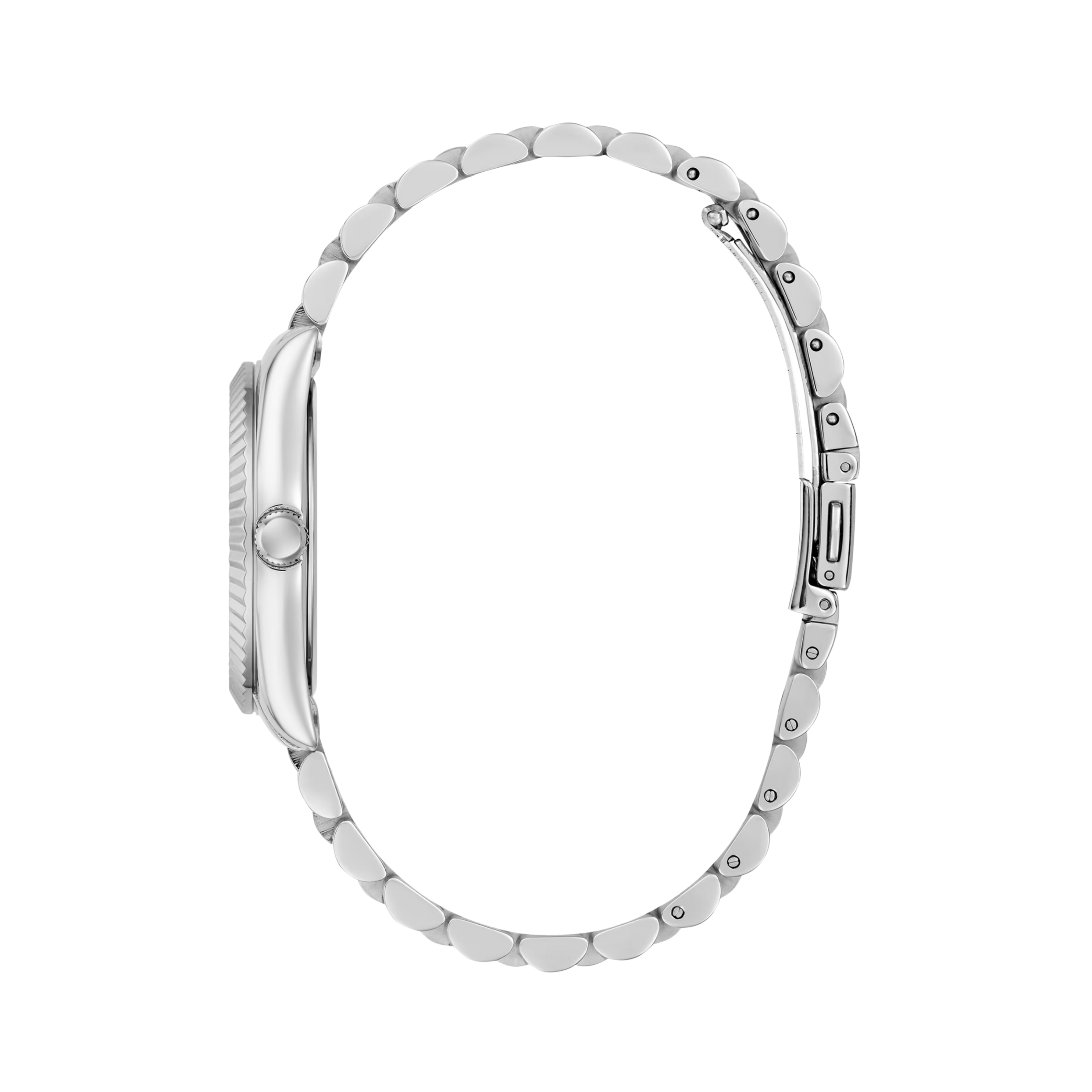 Guess Women Silver Tone And Blue Multifunction Watch GW0936L1 - Silver