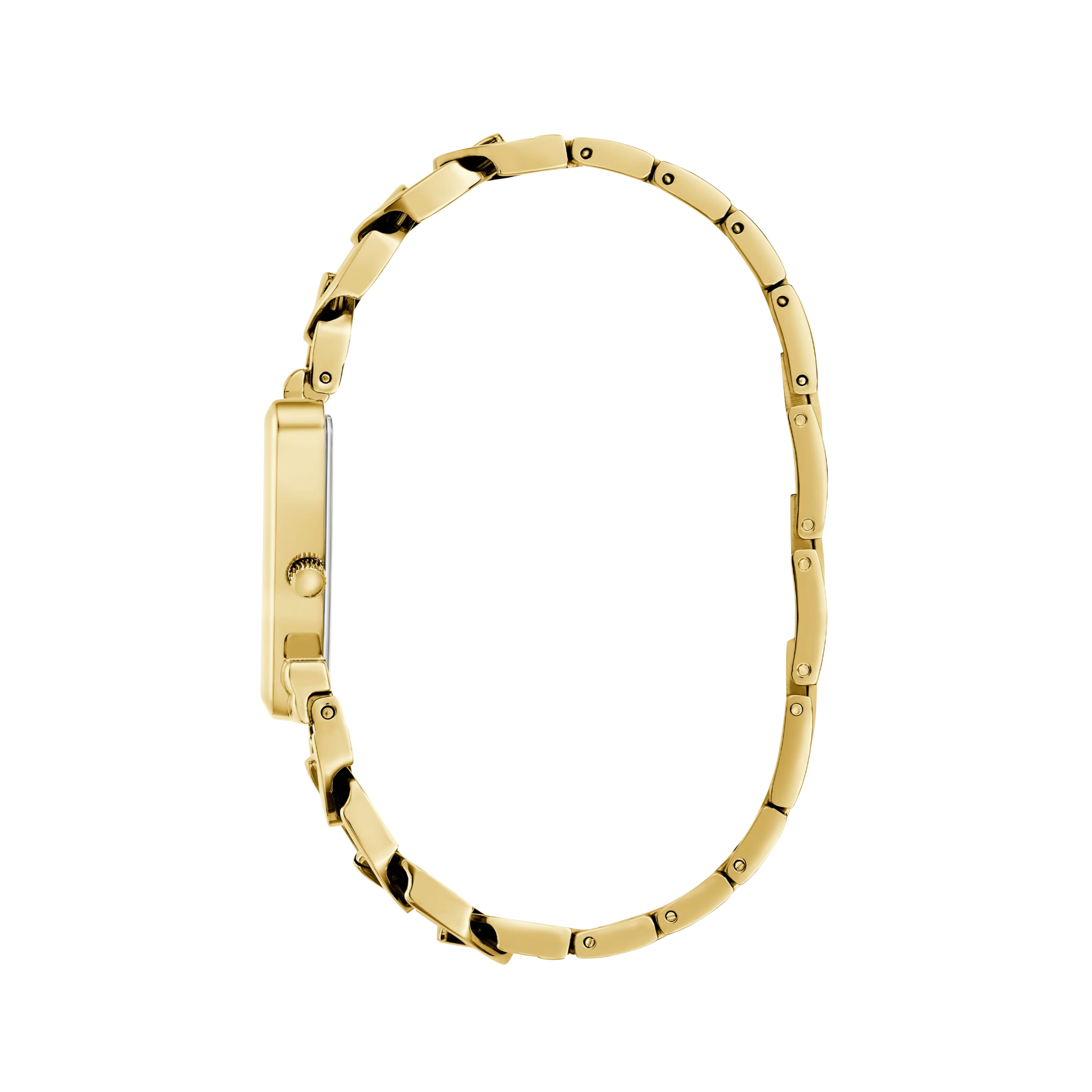 Guess Women Gold Tone Triangle Analog Watch GW0859L2 - Gold