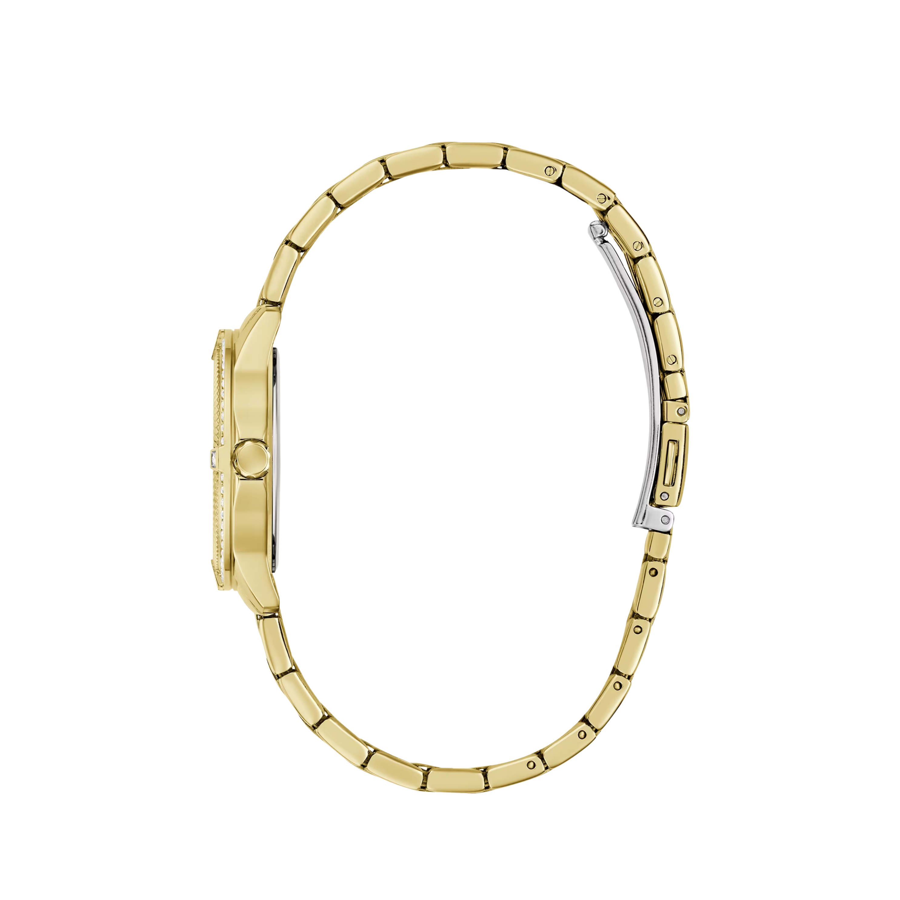 Guess Women Crystal Stainless Steel Analogue Watch GW1027L2 - Gold
