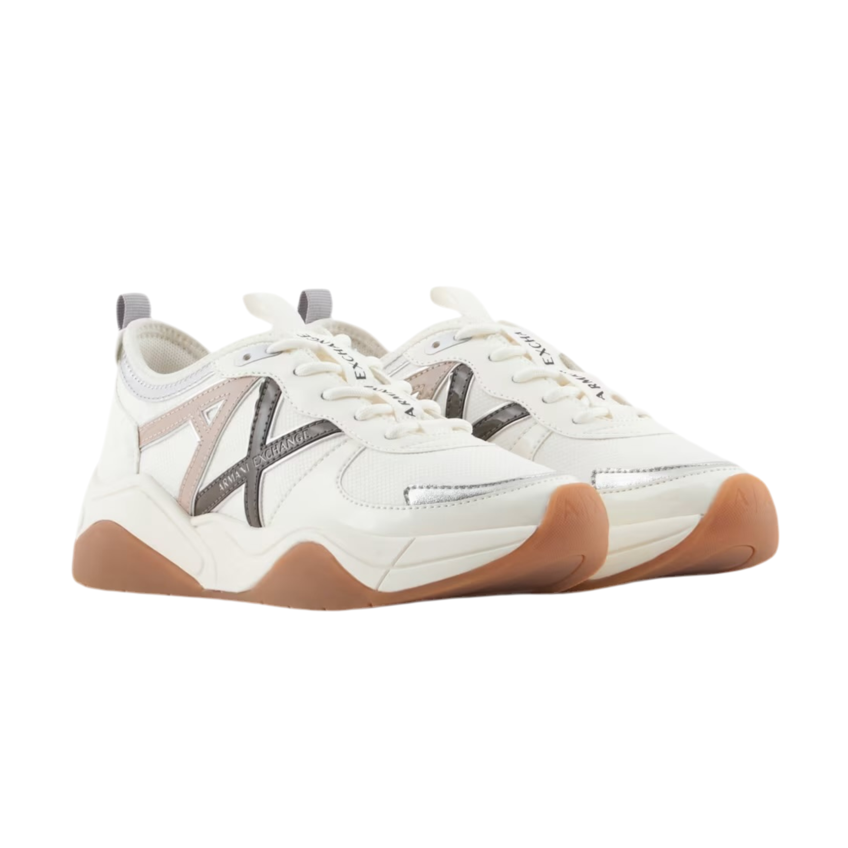 Armani Exchange Women's Chunky Sneaker - Beige