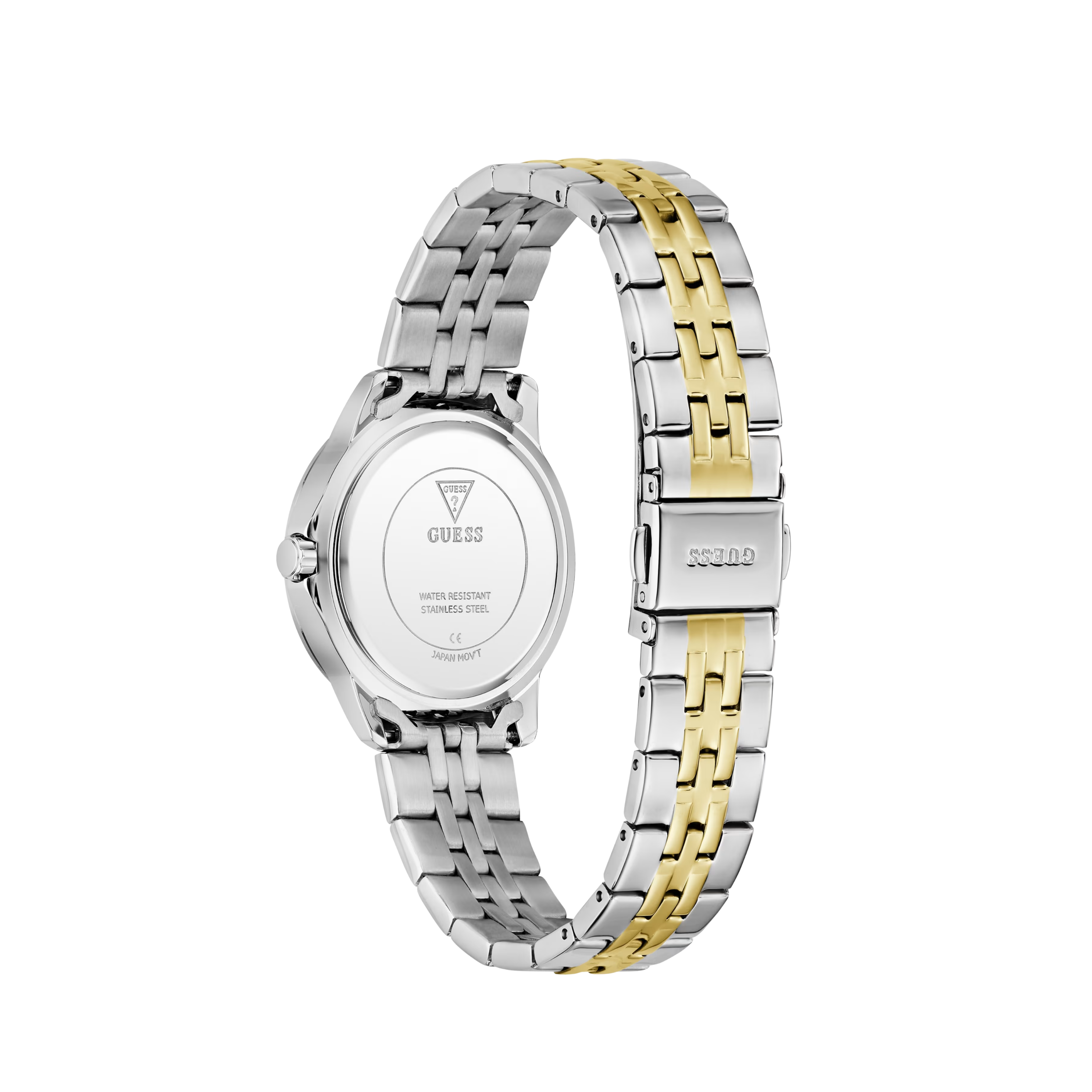 Guess Women Crystal Stainless Steel Analogue Watch GW1027L3 - Silver Green