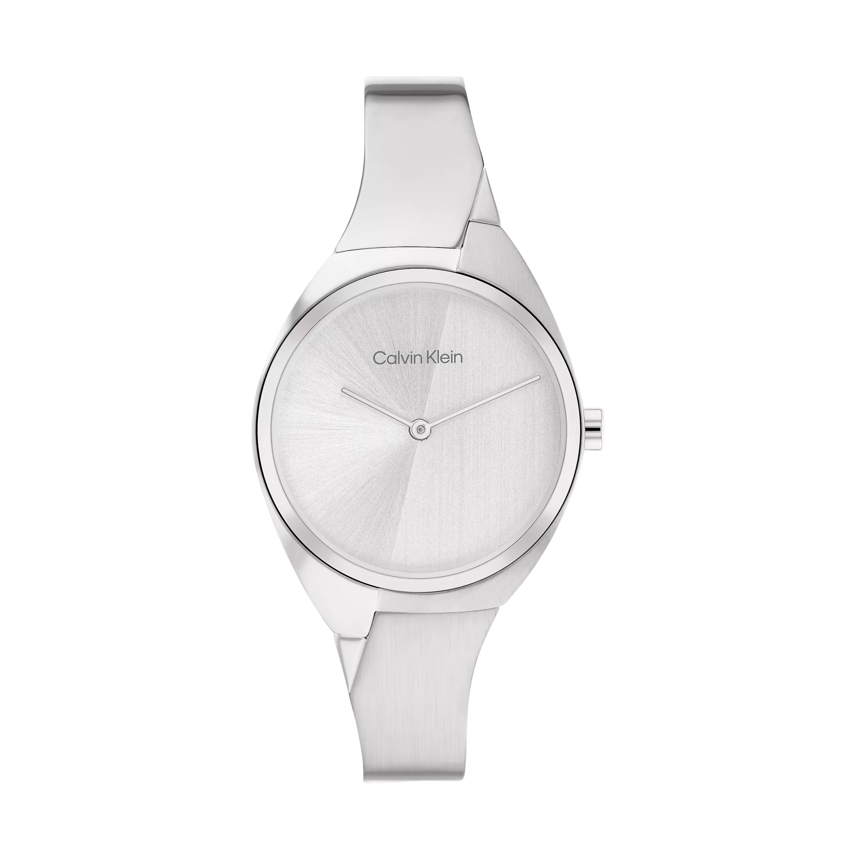Calvin Klein Women Dynamic Bangle Watch - Silver