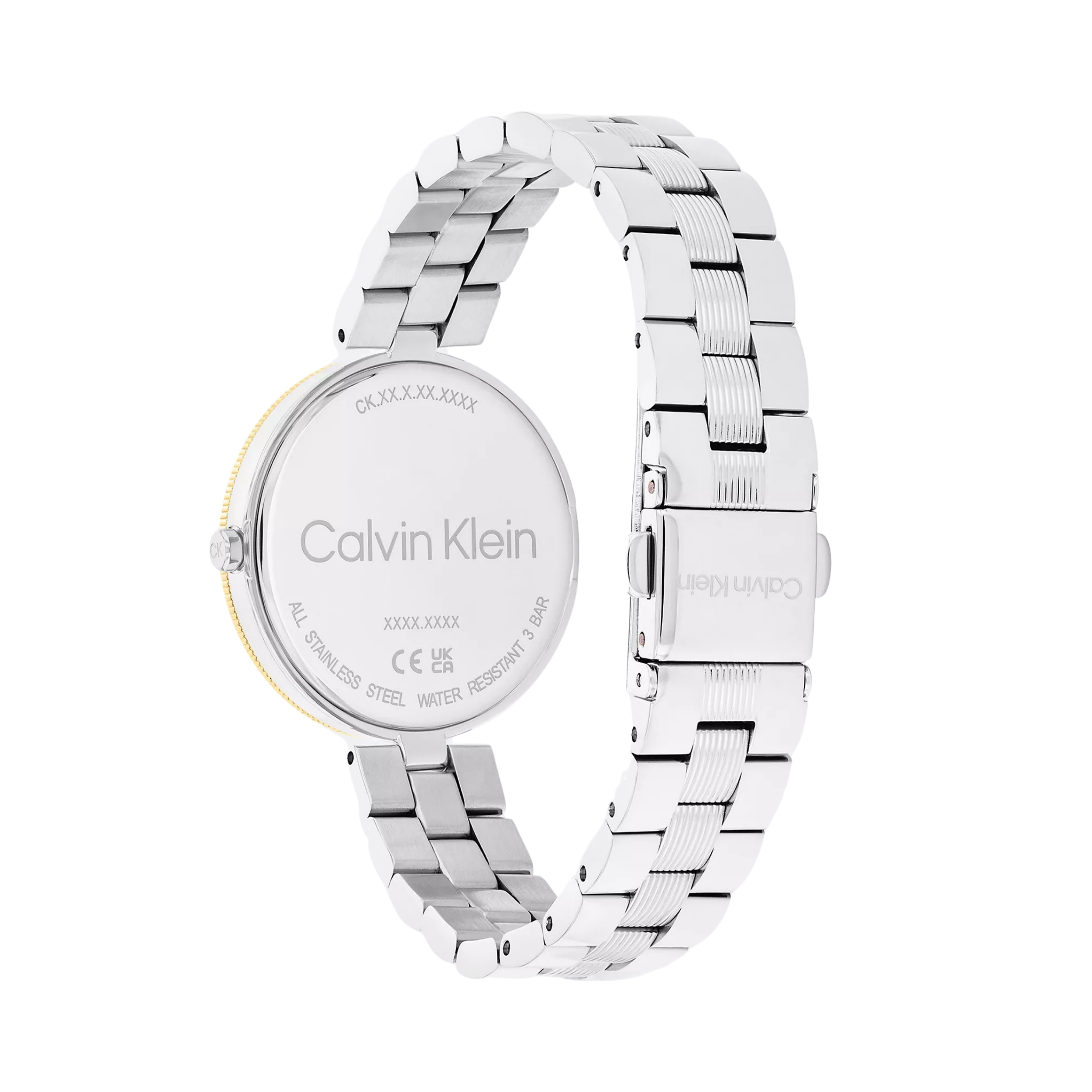 Calvin Klein Women Minimal Link Bracelet Watch - Black Two