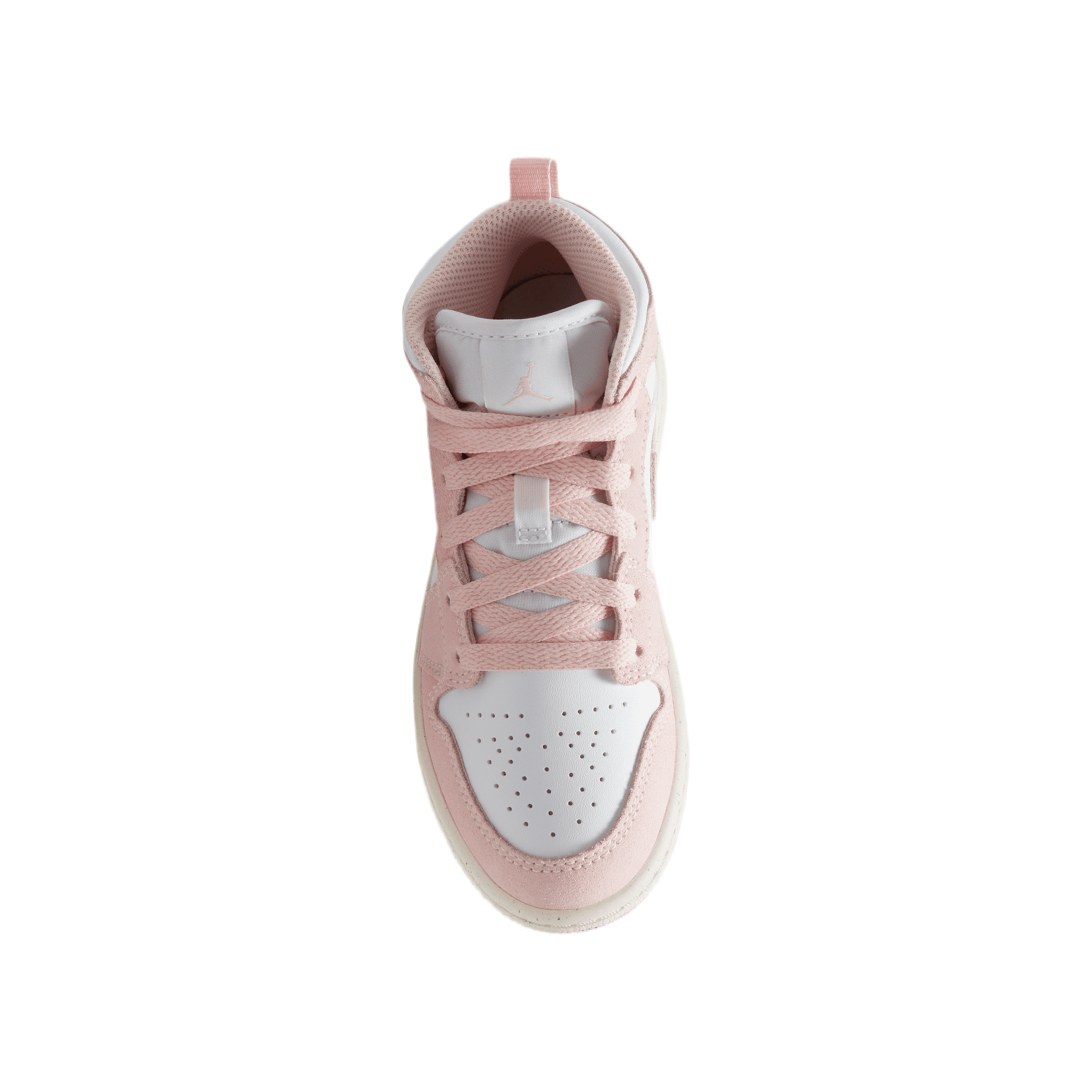 Nike Girls Kids Jordan AJ 1 Mid - White Legend Pink