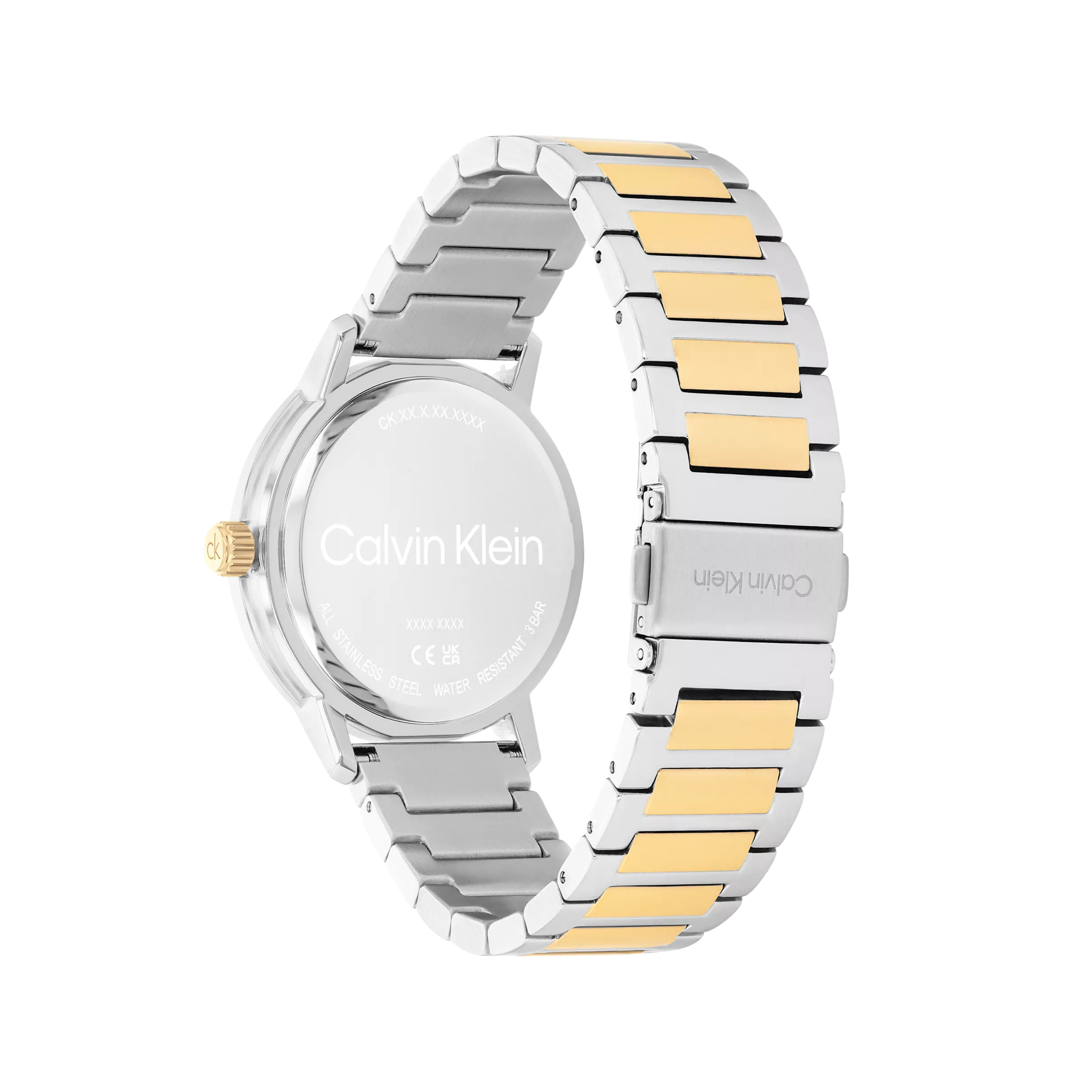 Calvin Klein Men Multifunction Exposed Dial Link Bracelet Watch 25200562 - Two Tone