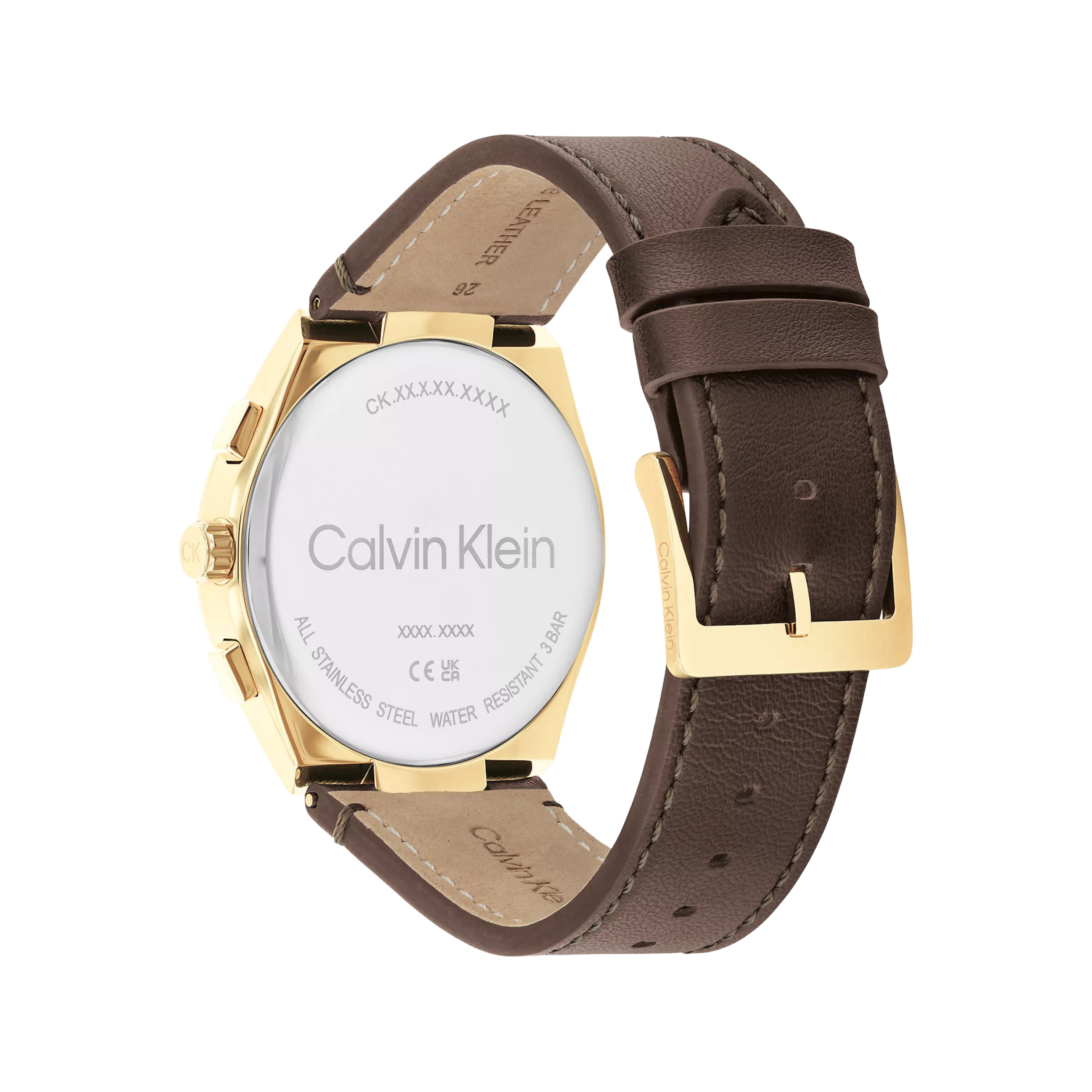 Calvin Klein Men Multifunction Leather Bracelet Watch 25200445 - Blue