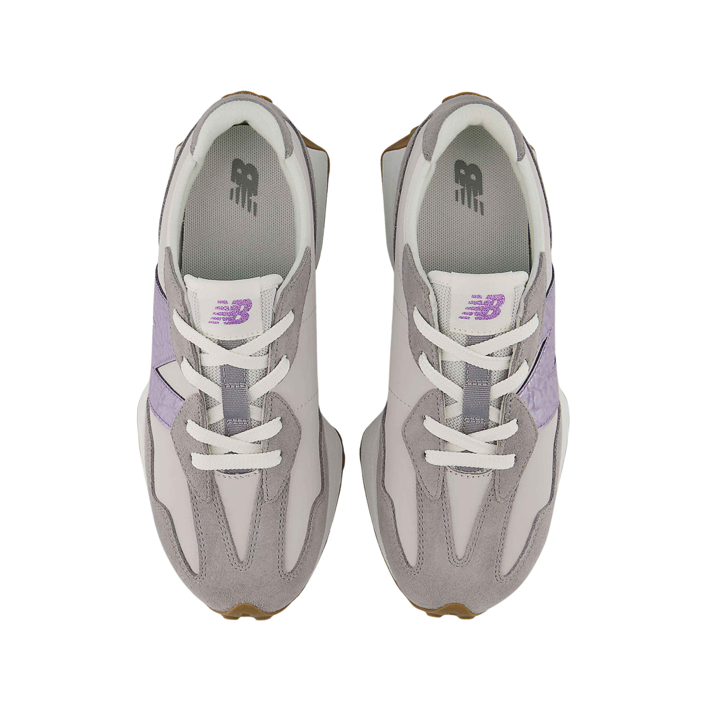New Balance Big Kids 327 - Grey Matter Candied Violet