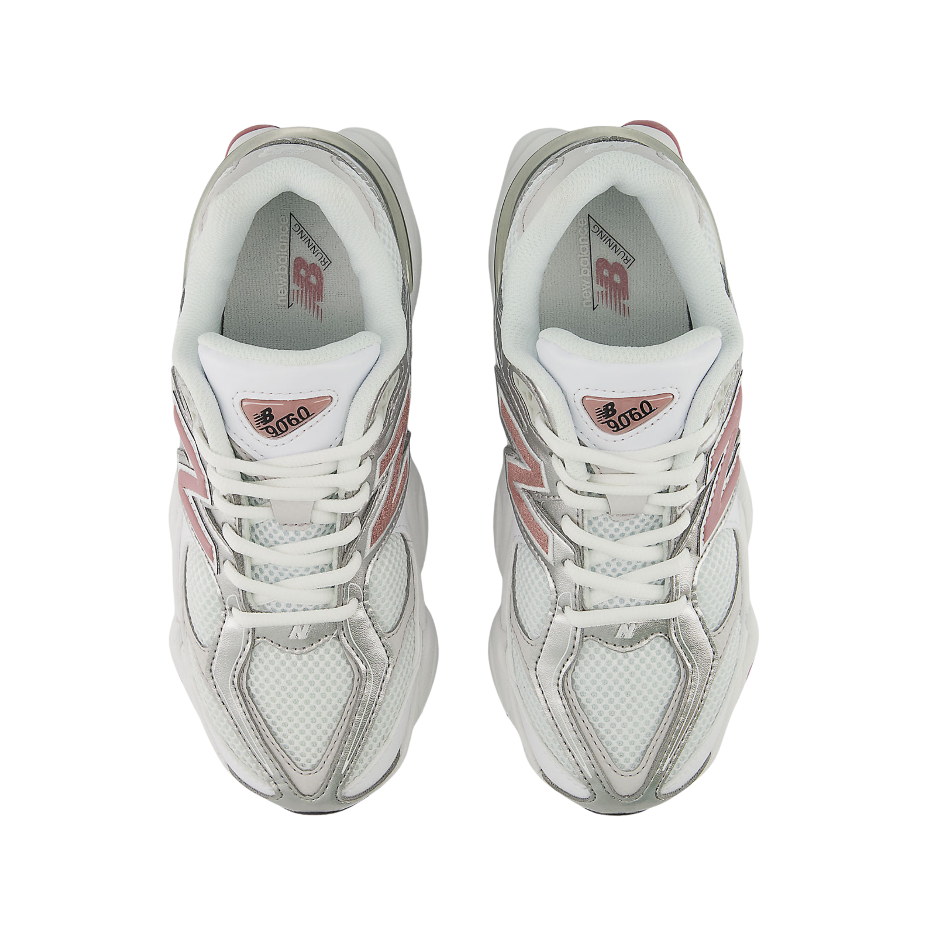 New Balance Big Kids 9060 - White Rosewood