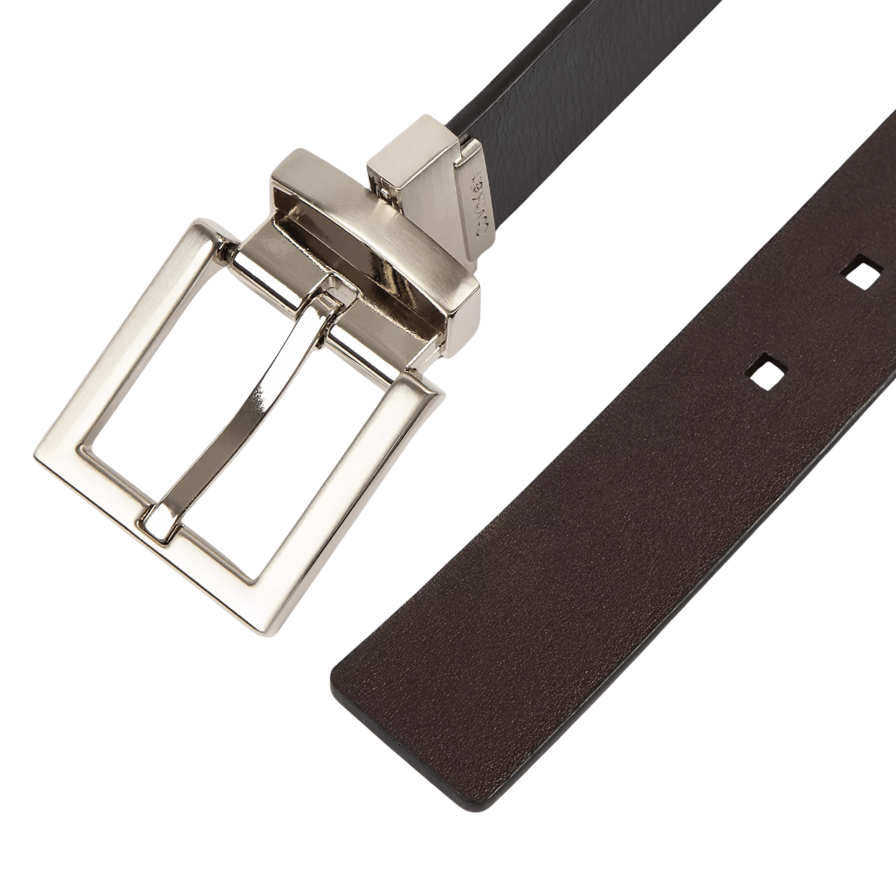 Calvin Klein Men Reversible Harness Buckle Belt 11CK010079 - Brown
