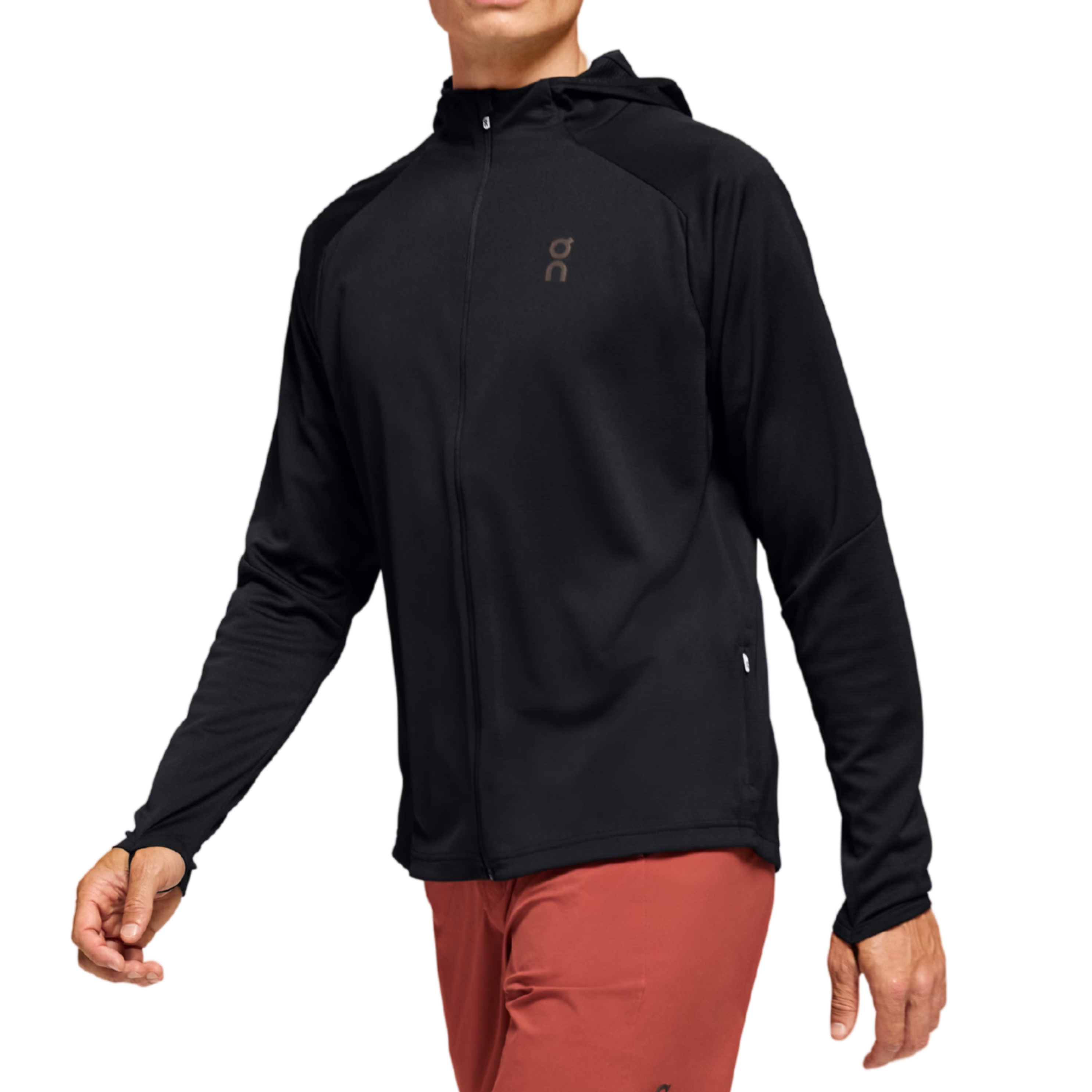 ON Men Climate Zip Hoodie - Black