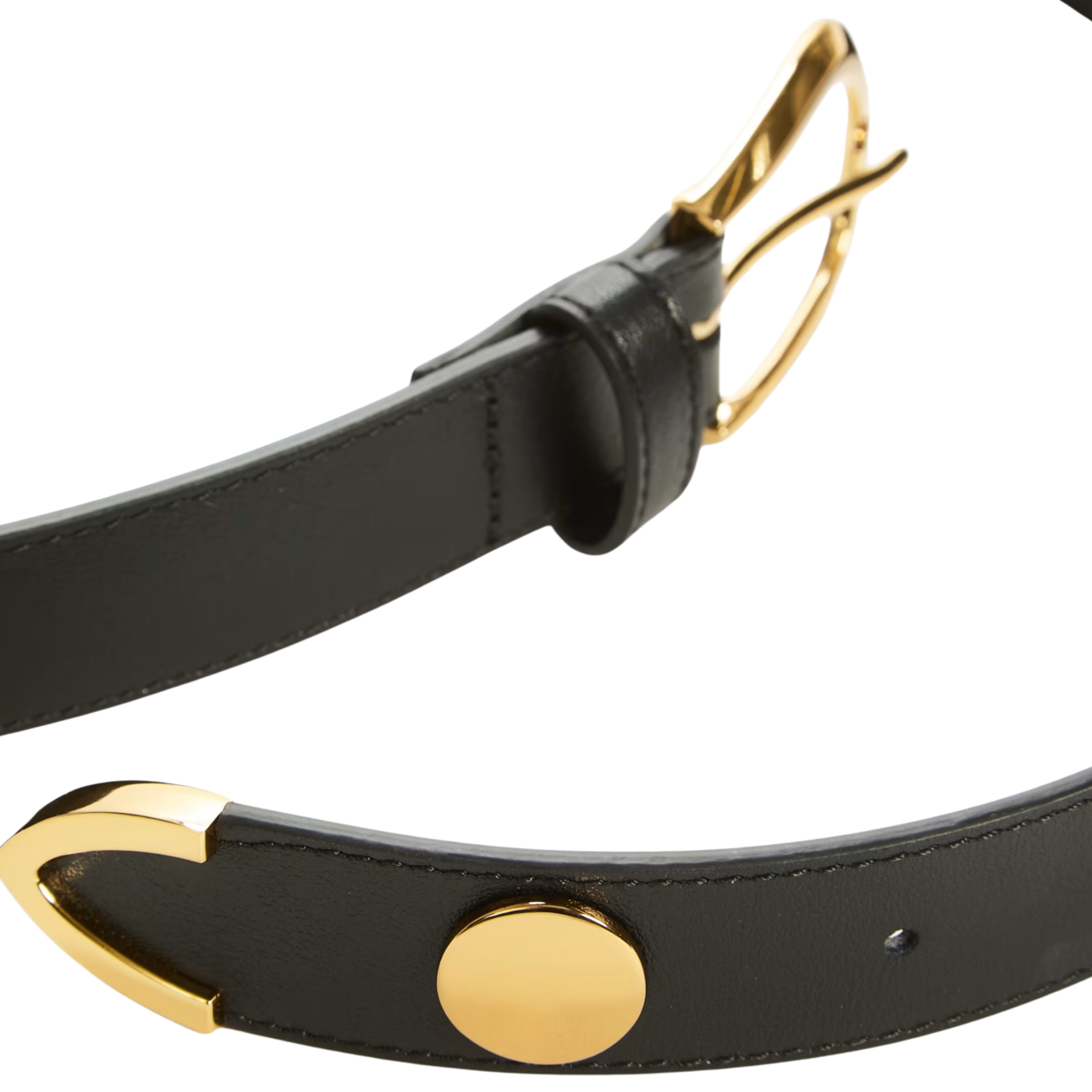 Guess Women Genuine Leather Logo Belt - Black