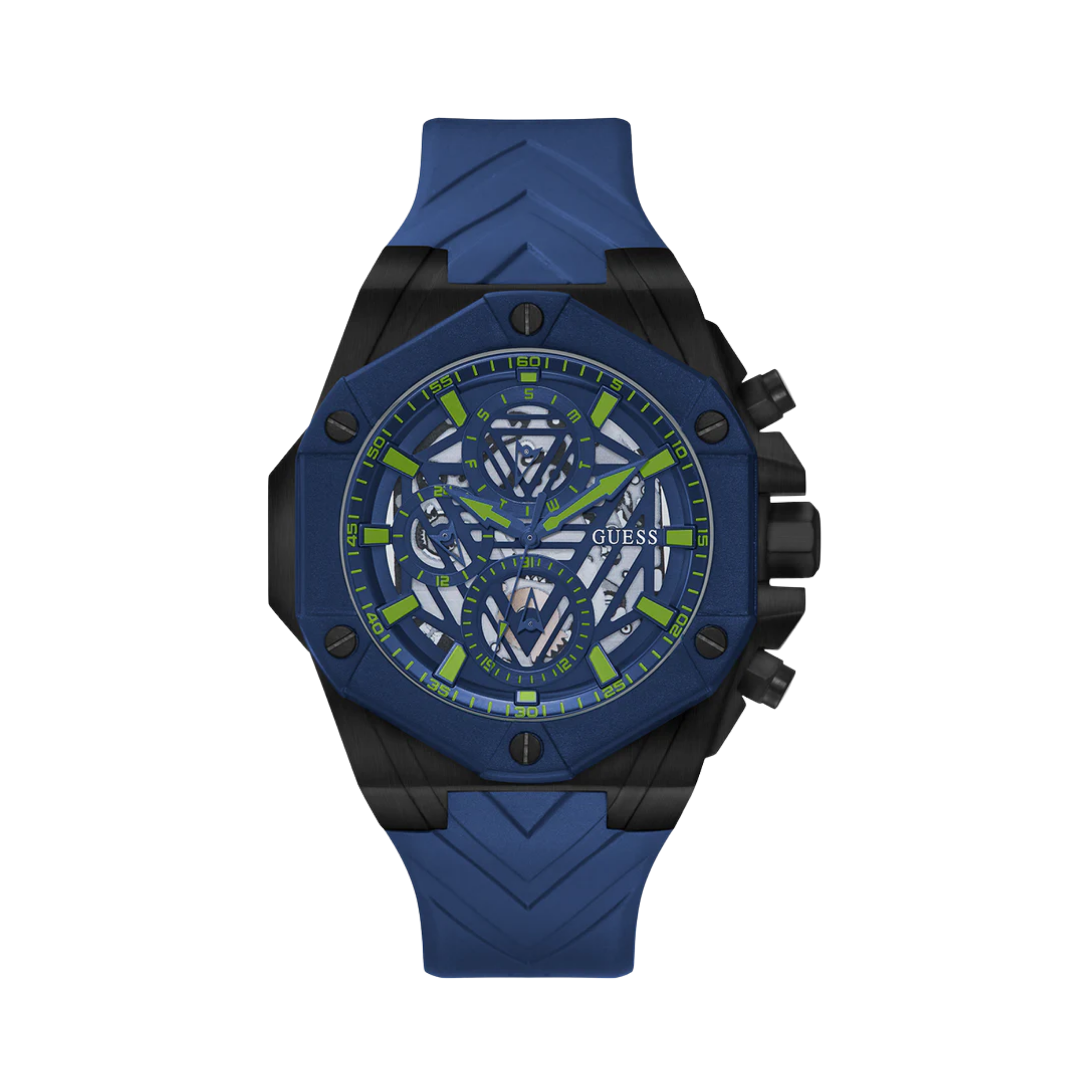 Guess Women Blue Multi Function Watch - Blue