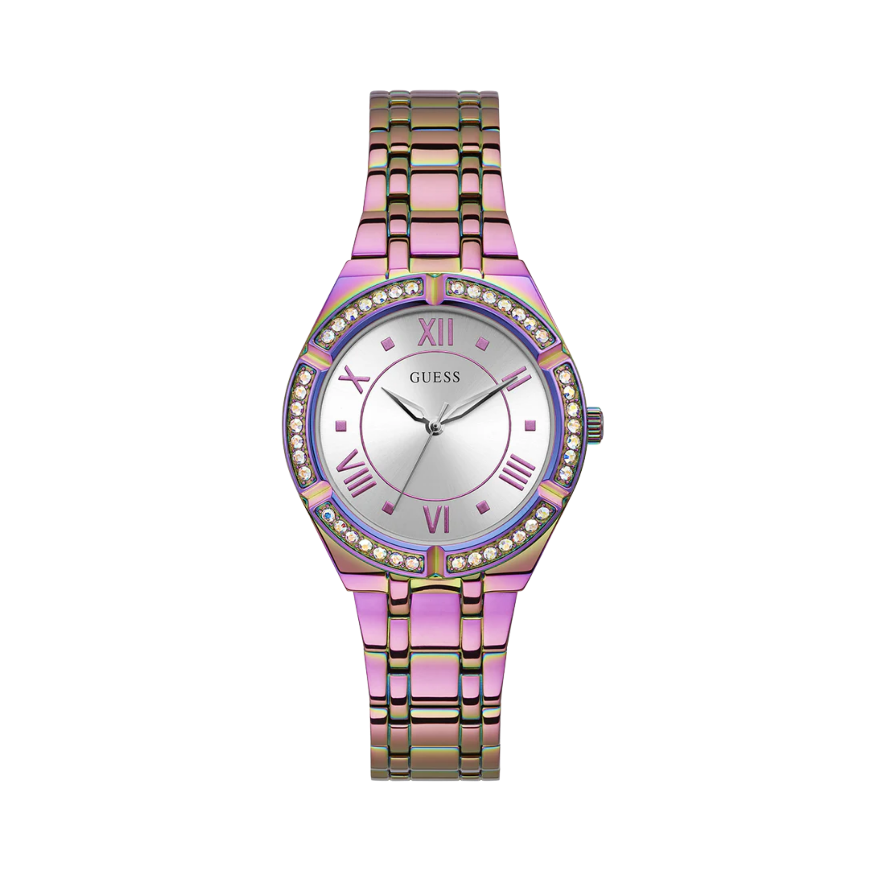 Guess Women Iridescent Analog Watch - Purple