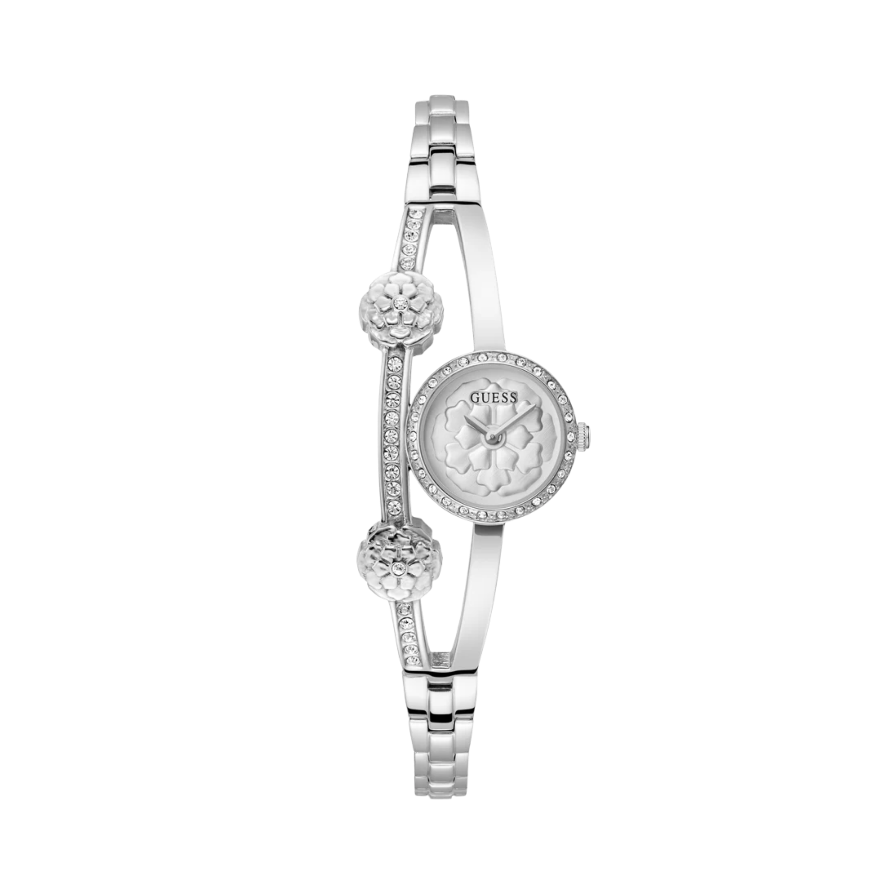 Guess Women Silver Tone Analog Watch GW0756L1 - Silver