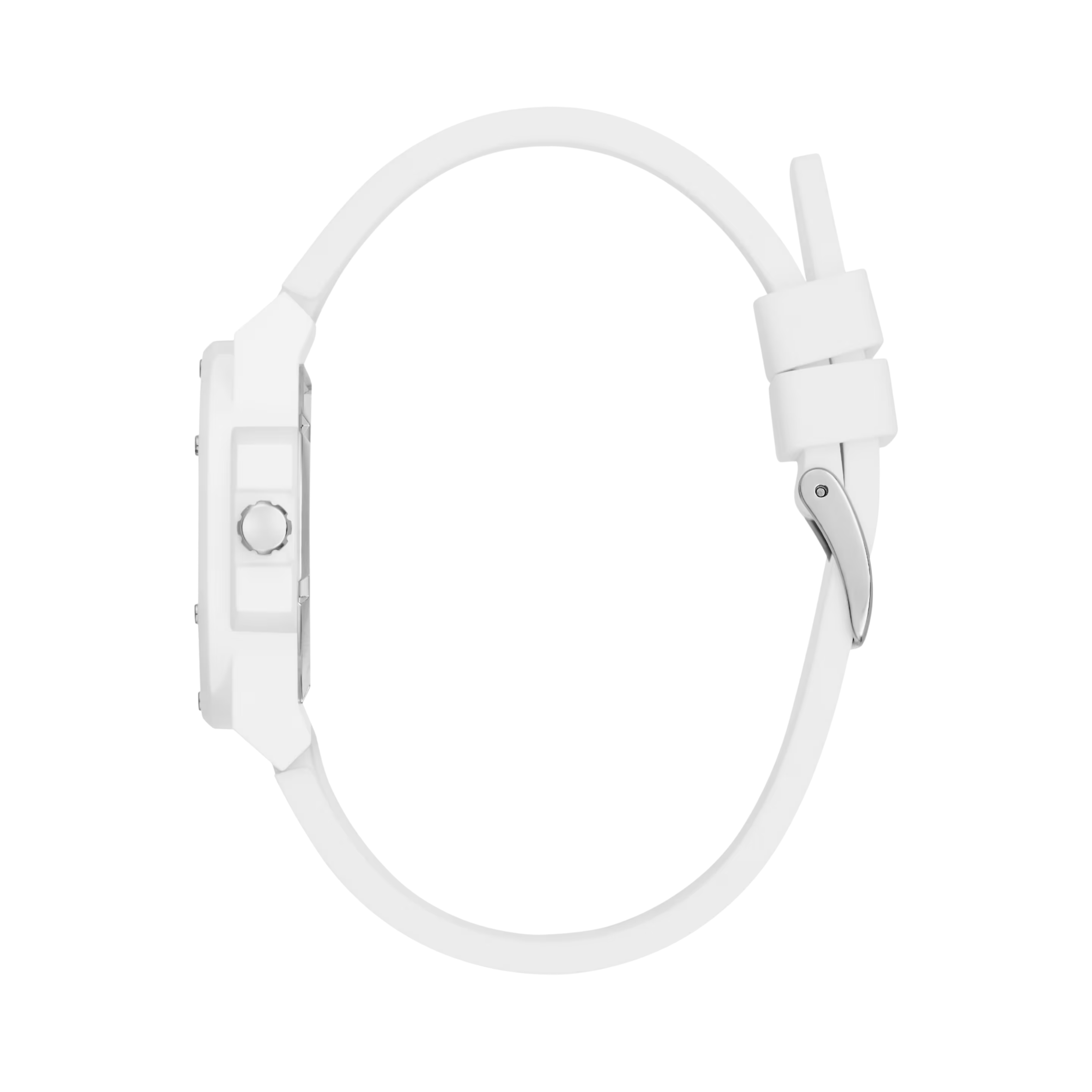 Guess Women White Analog Silicon Watch - White Multi