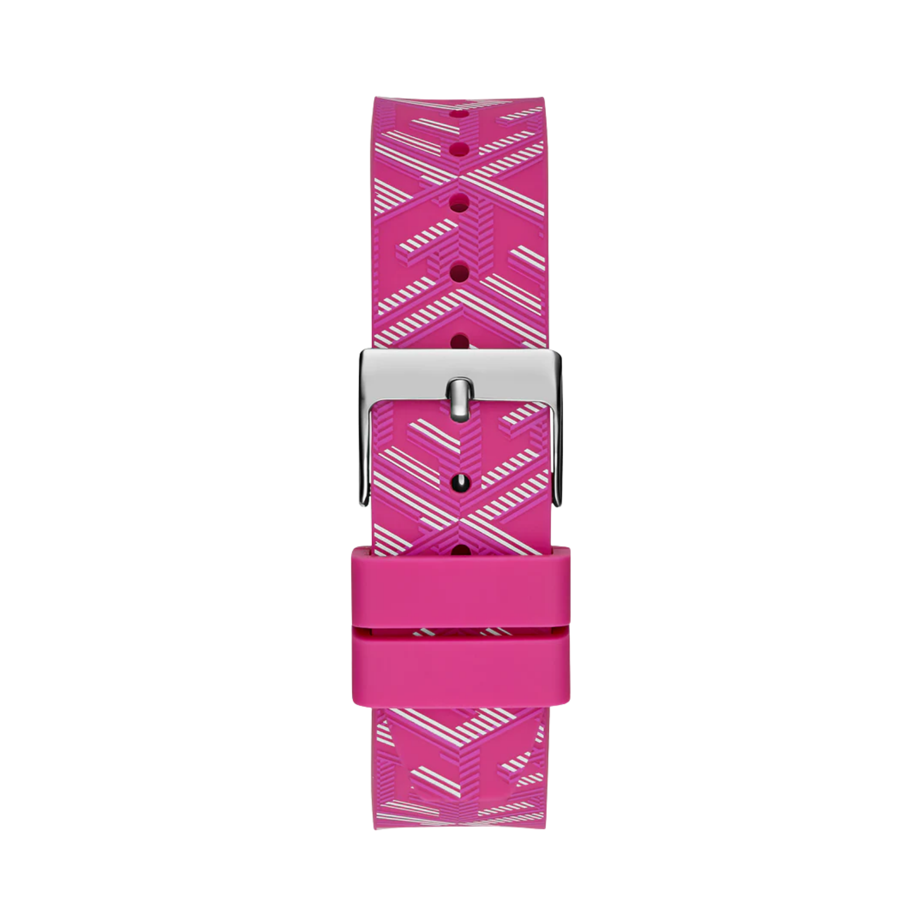 Guess Women Pink Silver Tone Analog Watch GW0598L1 - Pink Silver