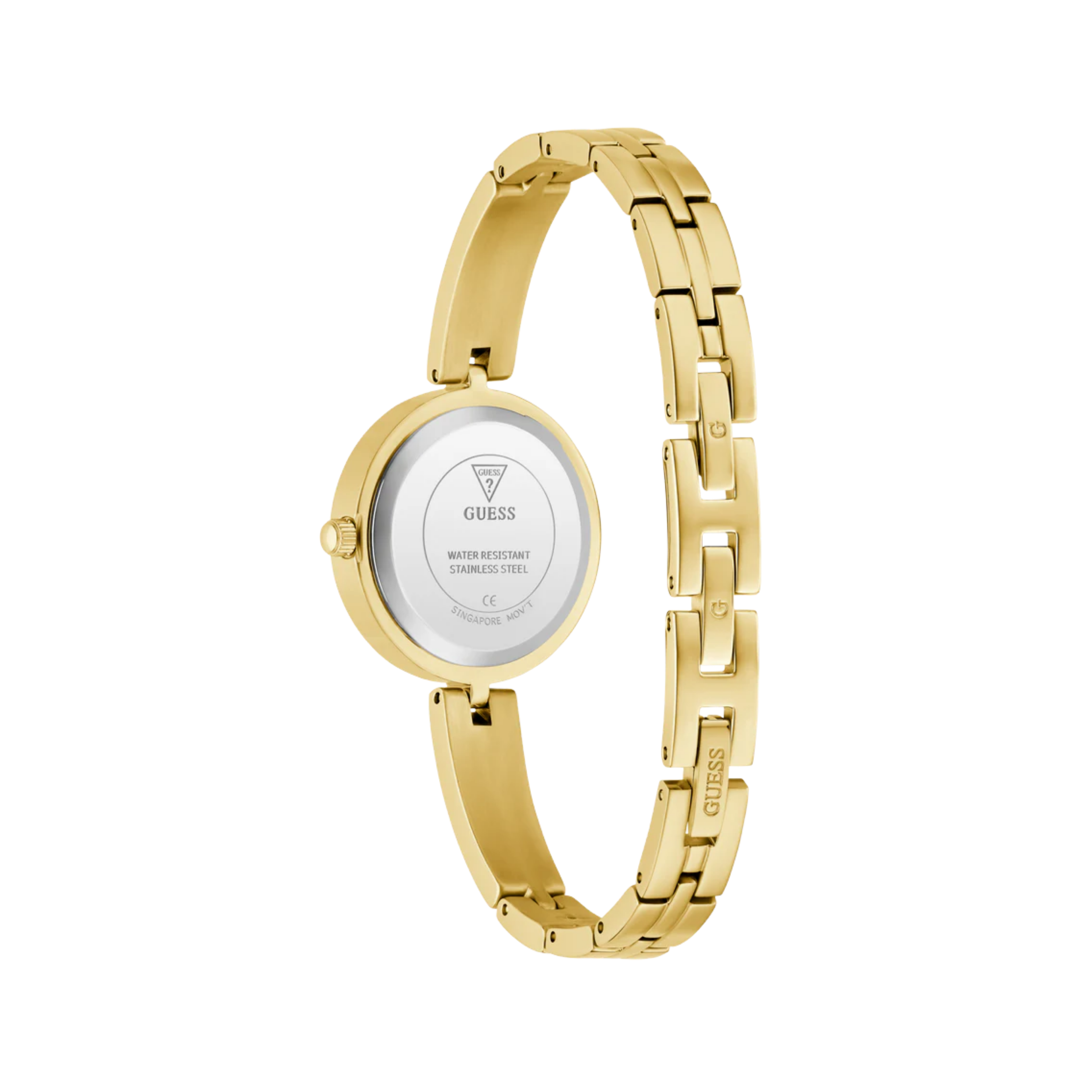 Guess Women Gold Tone Analog Watch GW0655L5 - Gold Pink
