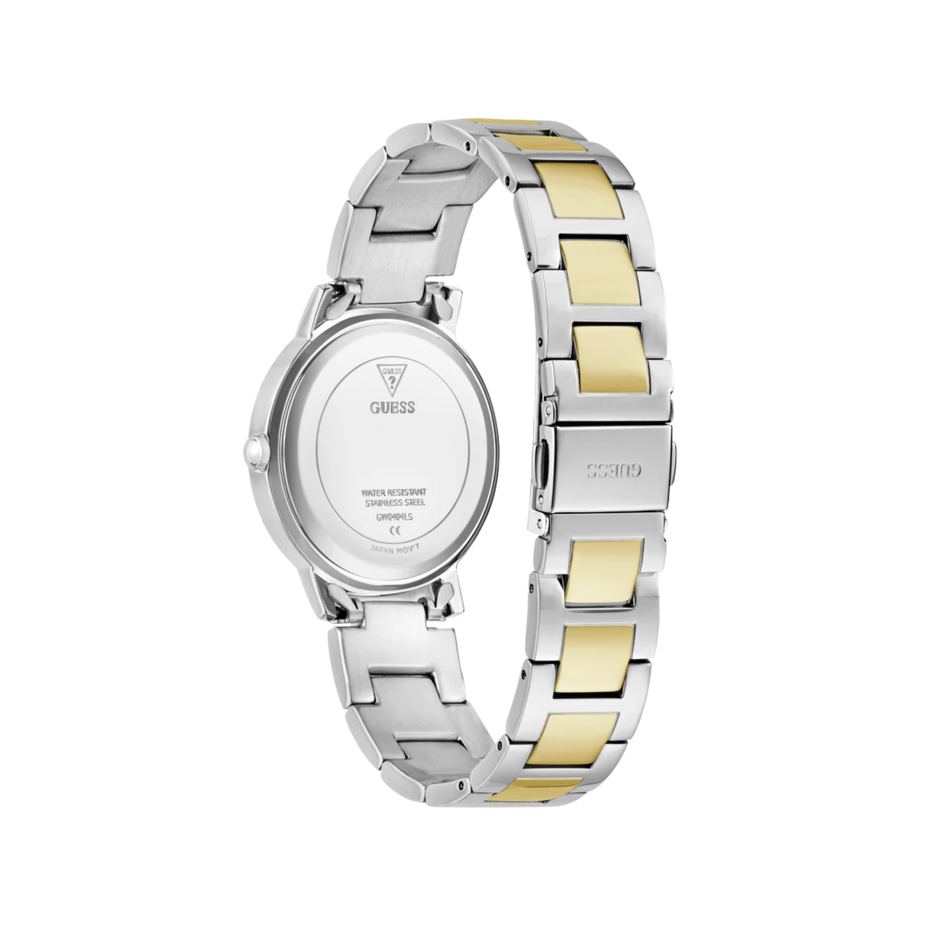 Guess Women Two Tone Analog Watch GW0404L5 - Silver Gold Green