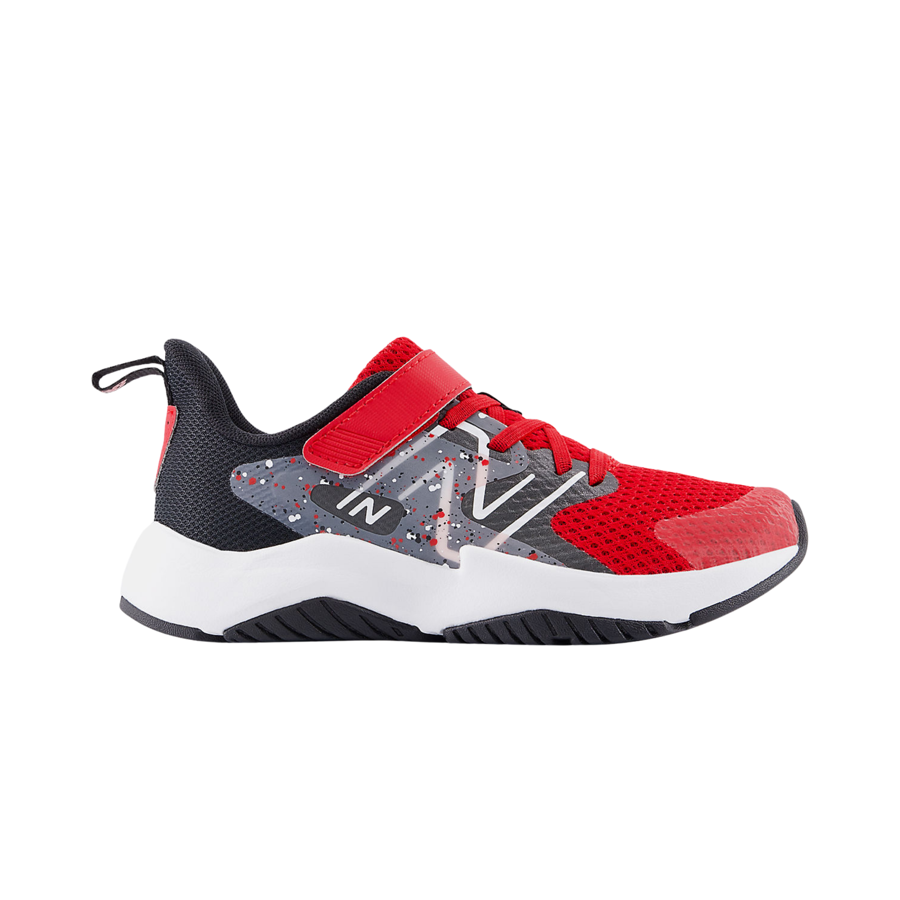 New Balance Big Kids Rave Run v2 Bungee - Team Red Black Cement