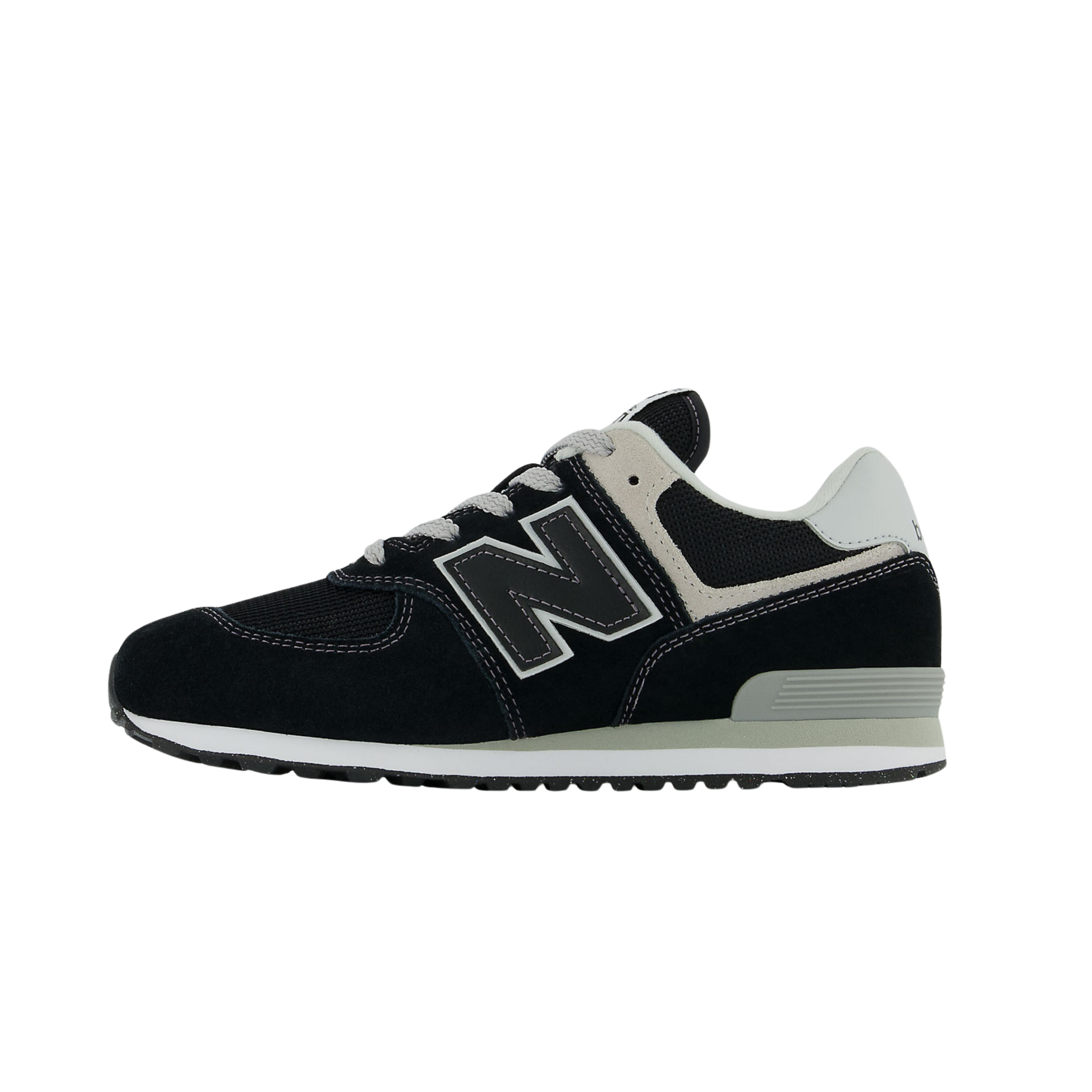 New Balance Big Kids 574 Core - Black Nb White