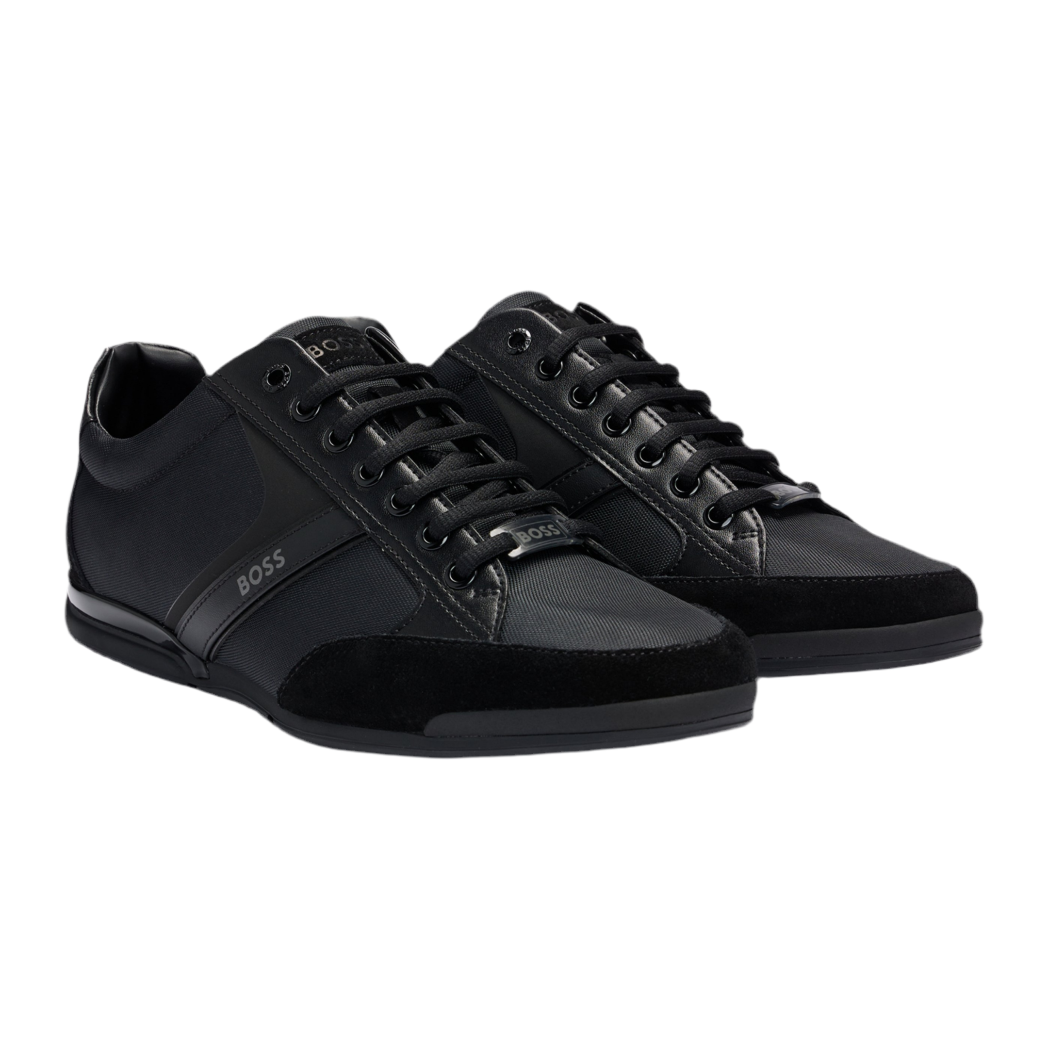 Hugo Boss Men Mixed Trainers - Black