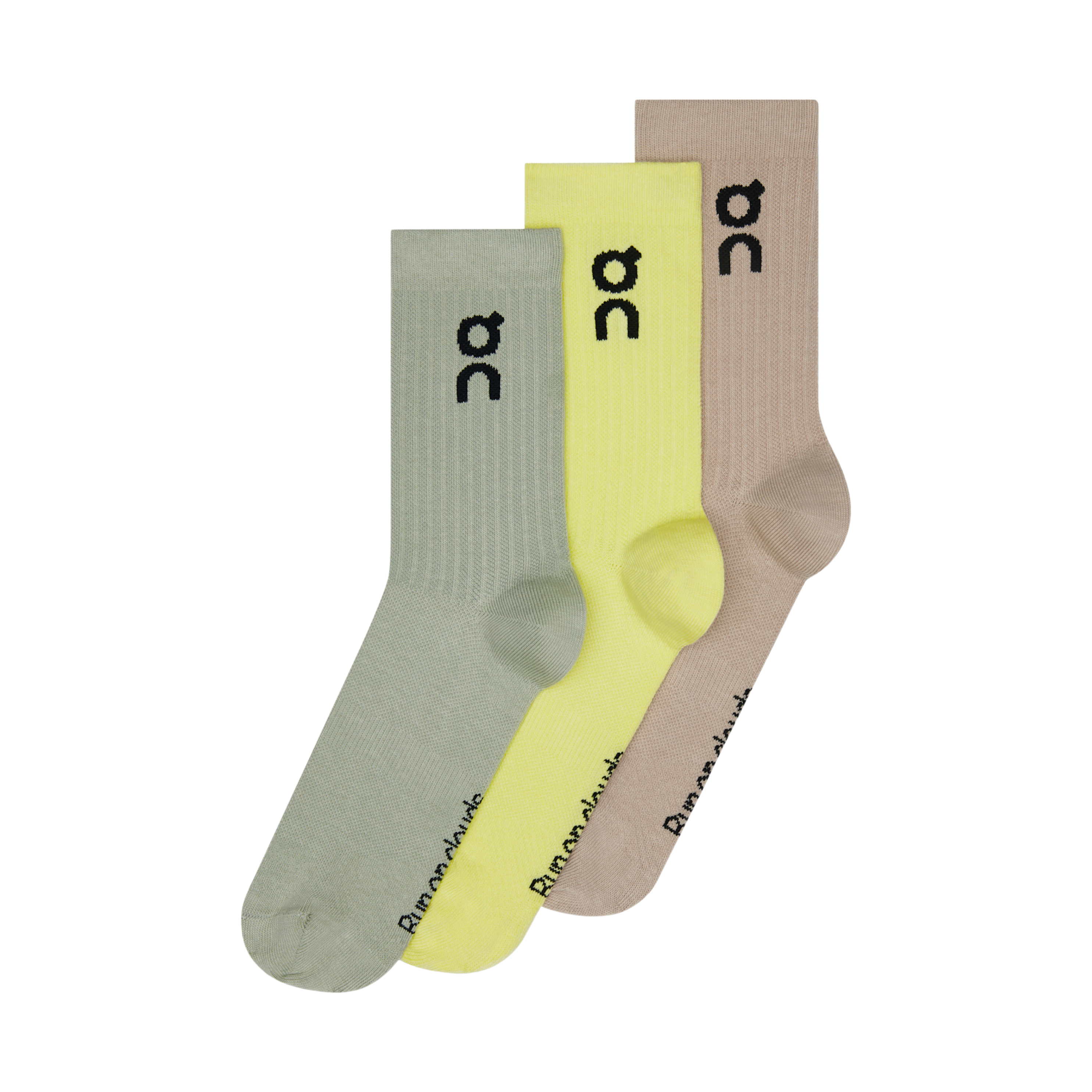 On Logo Sock High 3P - Lemonade Tin
