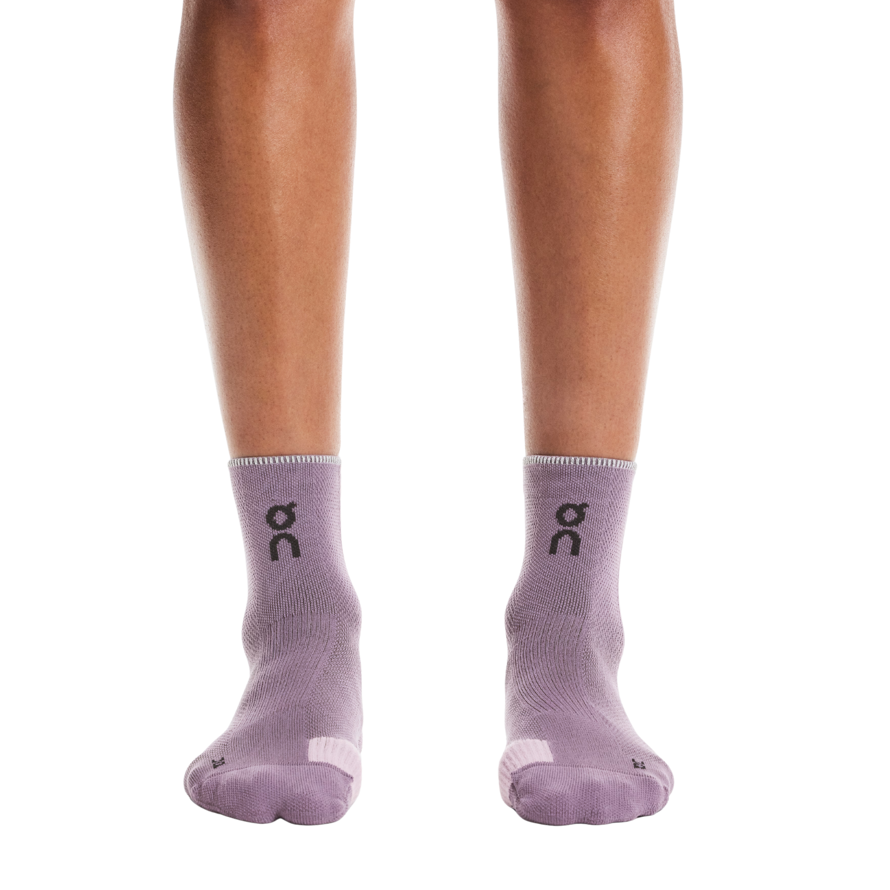 On Performance Run Sock Mid - Dewberry Sakura