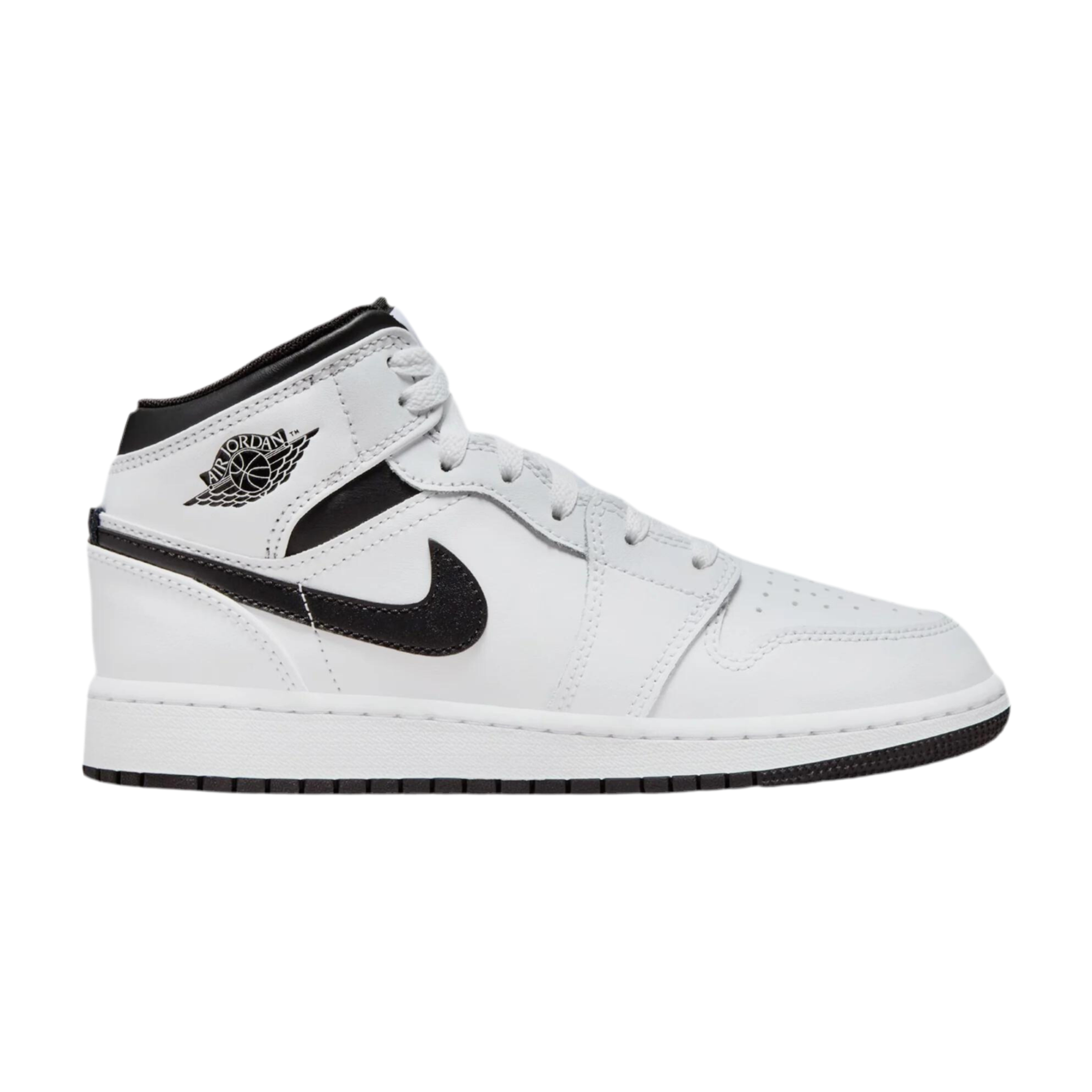 Nike Men's Air Jordan Retro 1 Mid - White Black White