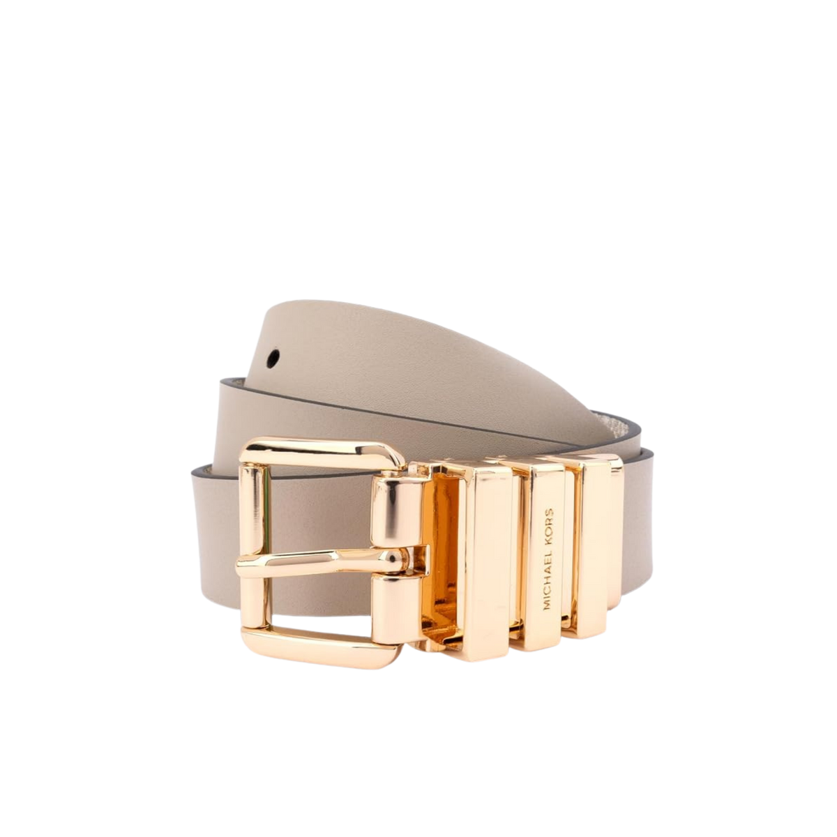 Michael Kors Women 1 Inch Reversible Leather Belt - Lt Sand