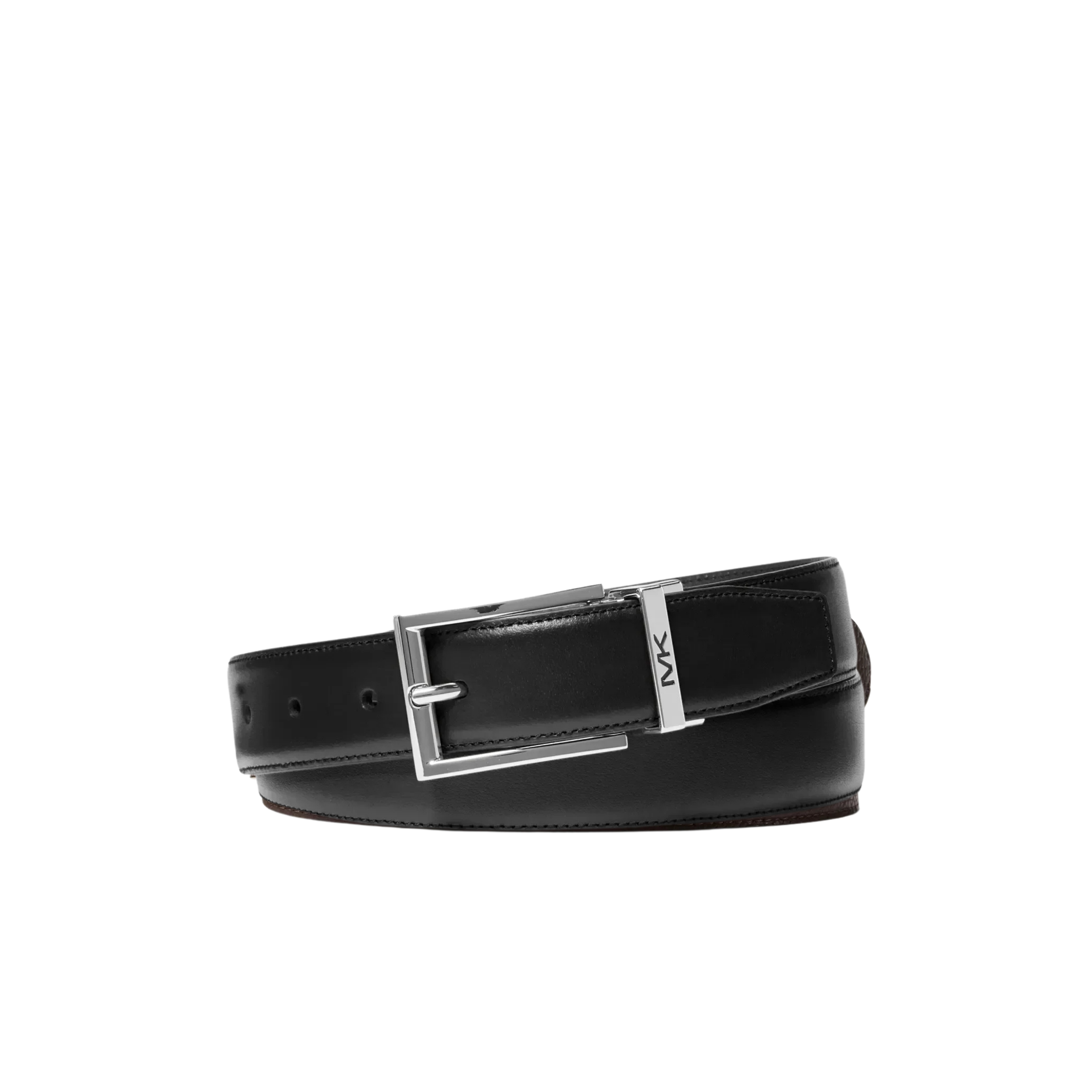 Michael Kors Men Reversible Leather Belt - Black