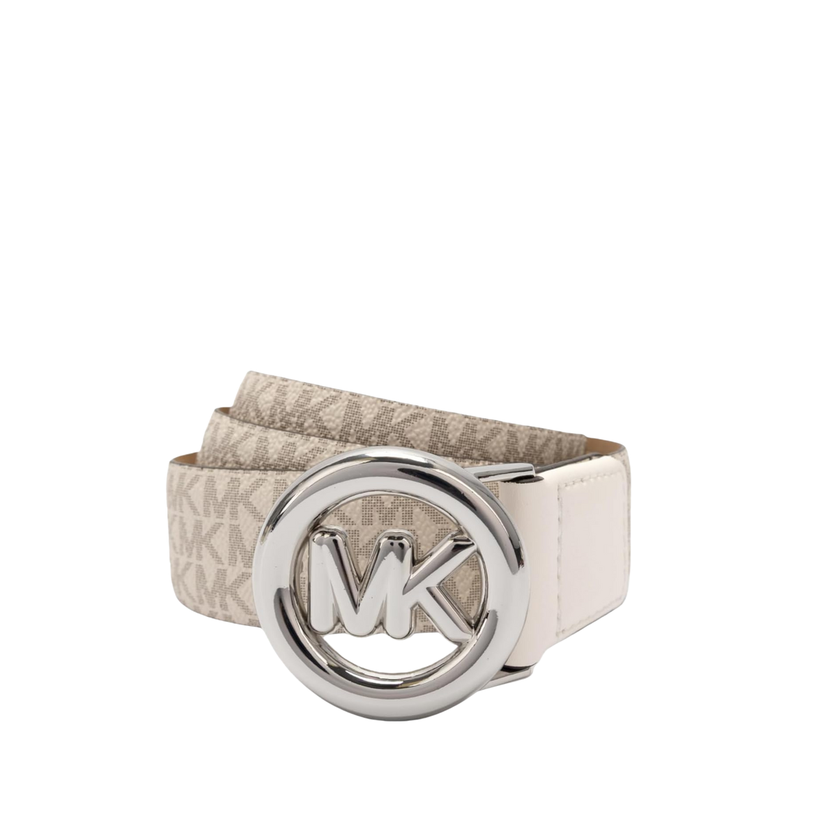 Michael Kors Women Non Reversible Leather Belt - Vanilla