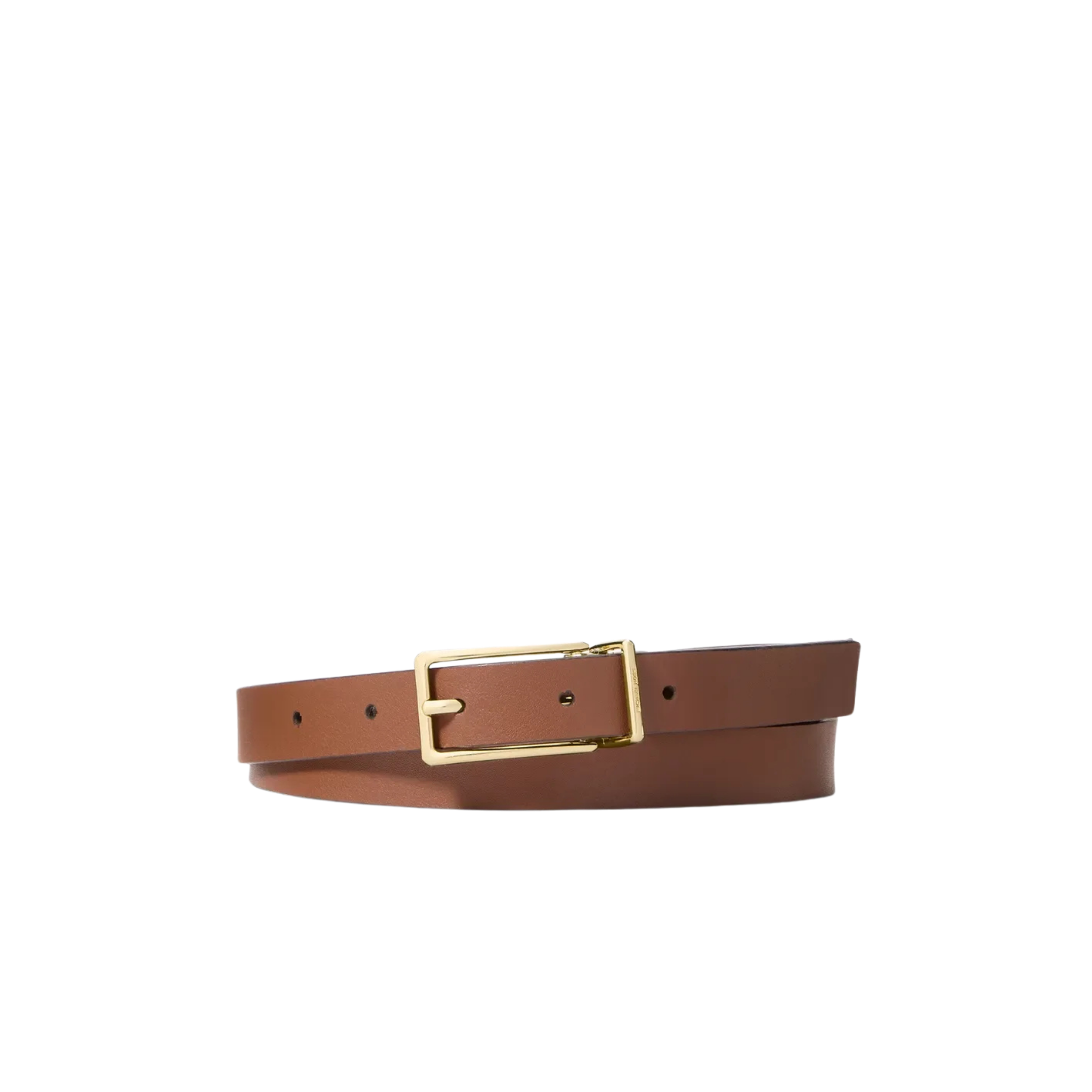 Michael Kors Women Reversible Signature Logo And Leather Belt - Brown