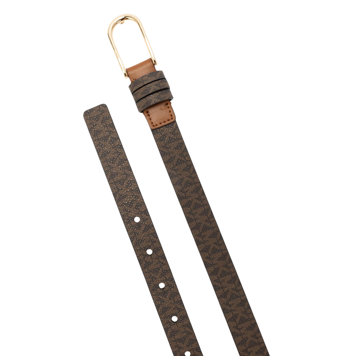Michael Kors Women 20mm Non Reversible Leather Belt - Brown